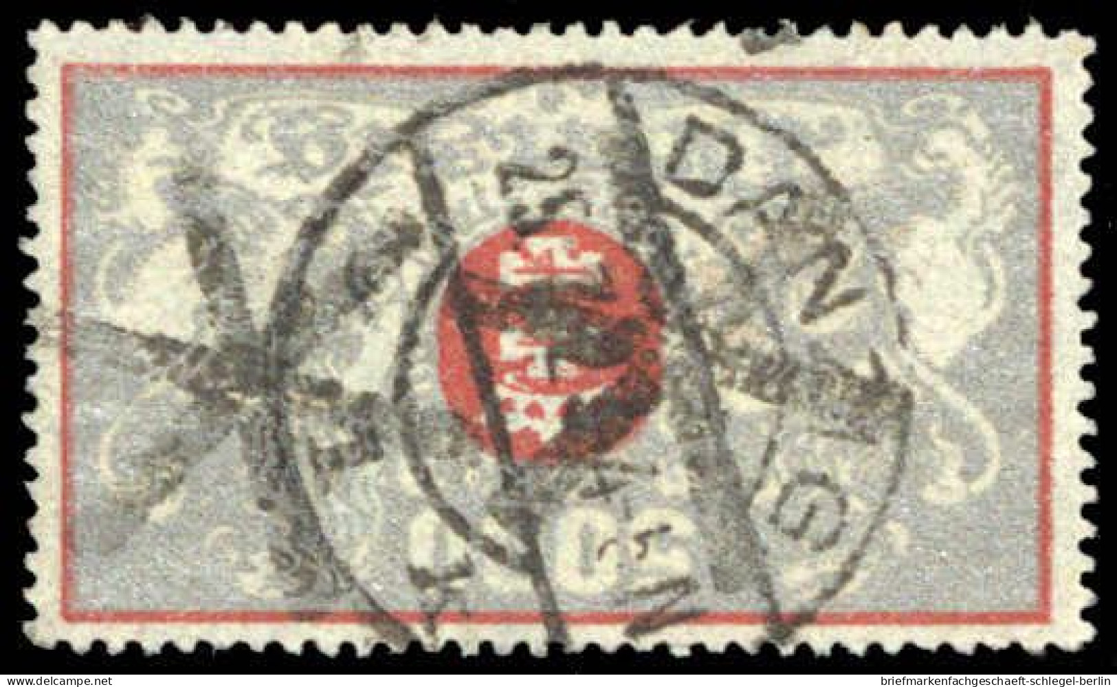 Danzig, 1923, 122, Gestempelt - Usados