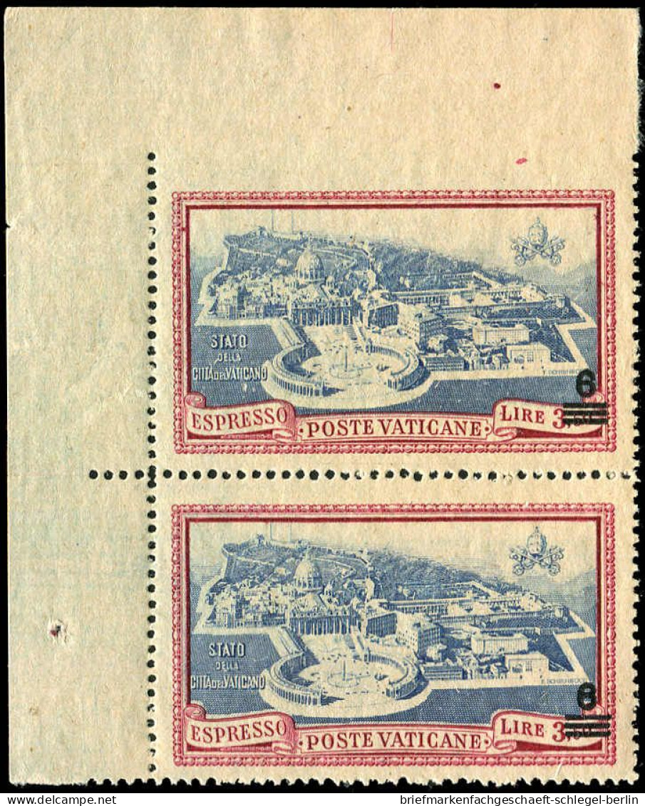 Vatikanstaat, 1945, 124 Var., Postfrisch, Paar - Andere & Zonder Classificatie