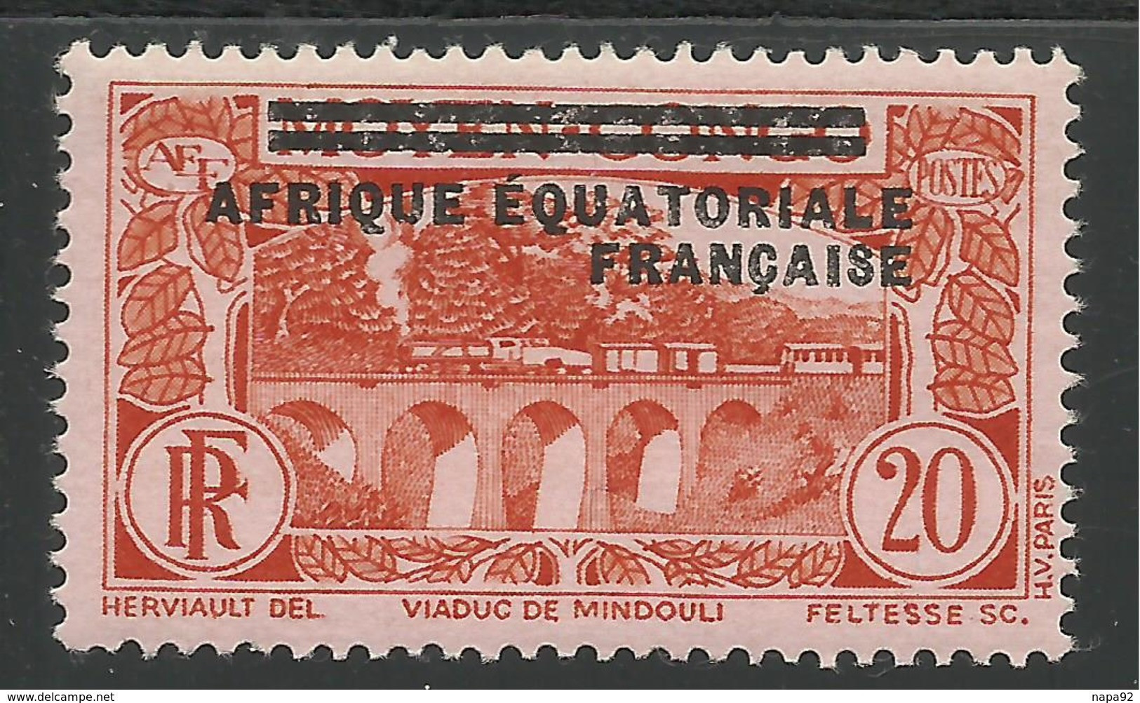 AFRIQUE EQUATORIALE FRANCAISE - AEF - A.E.F. - 1936 - YT 7** - Unused Stamps