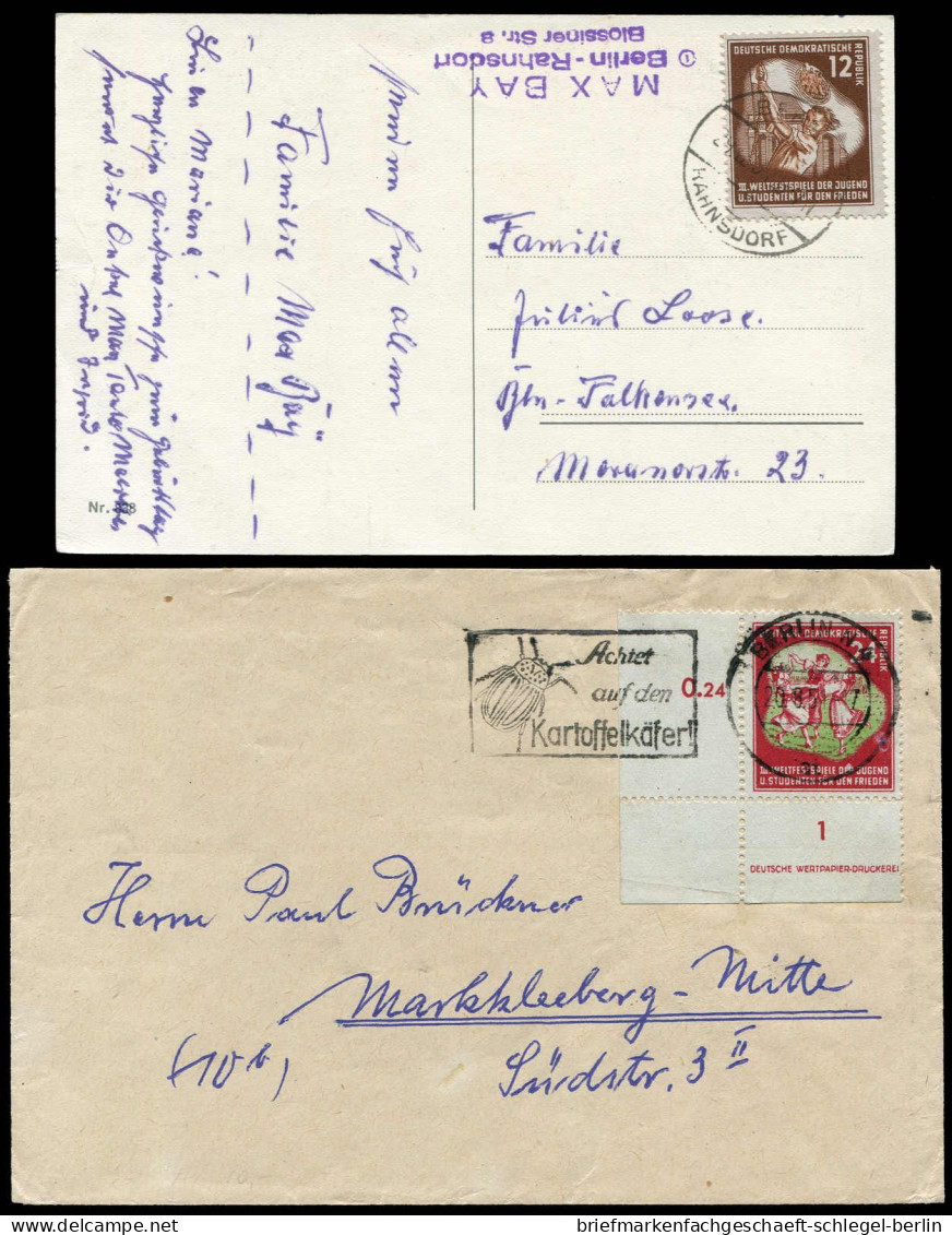 DDR, 1951, 289-292, Brief - Autres & Non Classés