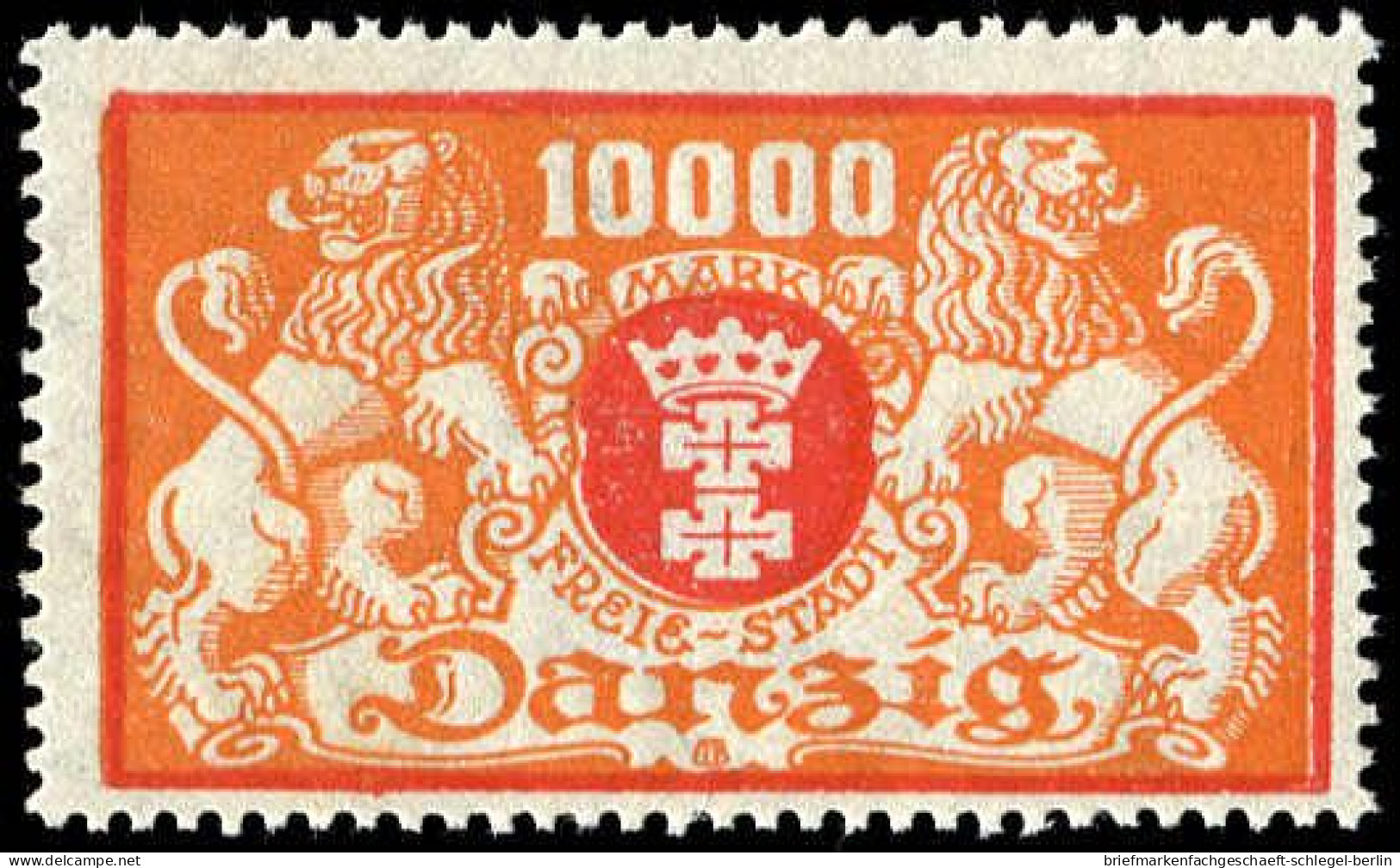 Danzig, 1923, 147 F, Postfrisch - Mint