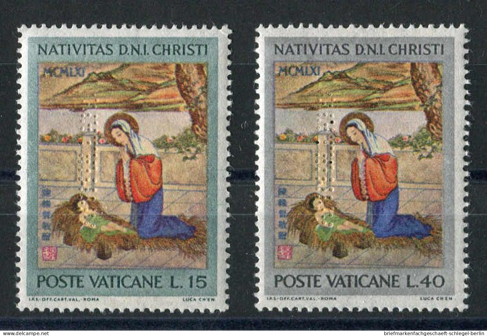 Vatikanstaat, 1961, 388-90 P, Postfrisch - Andere & Zonder Classificatie