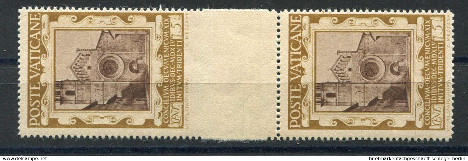 Vatikanstaat, 1946, 126, 128 Var., Postfrisch - Autres & Non Classés