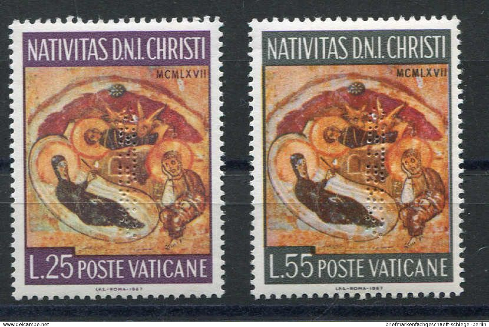 Vatikanstaat, 1967, 533-35 P, Postfrisch - Otros & Sin Clasificación