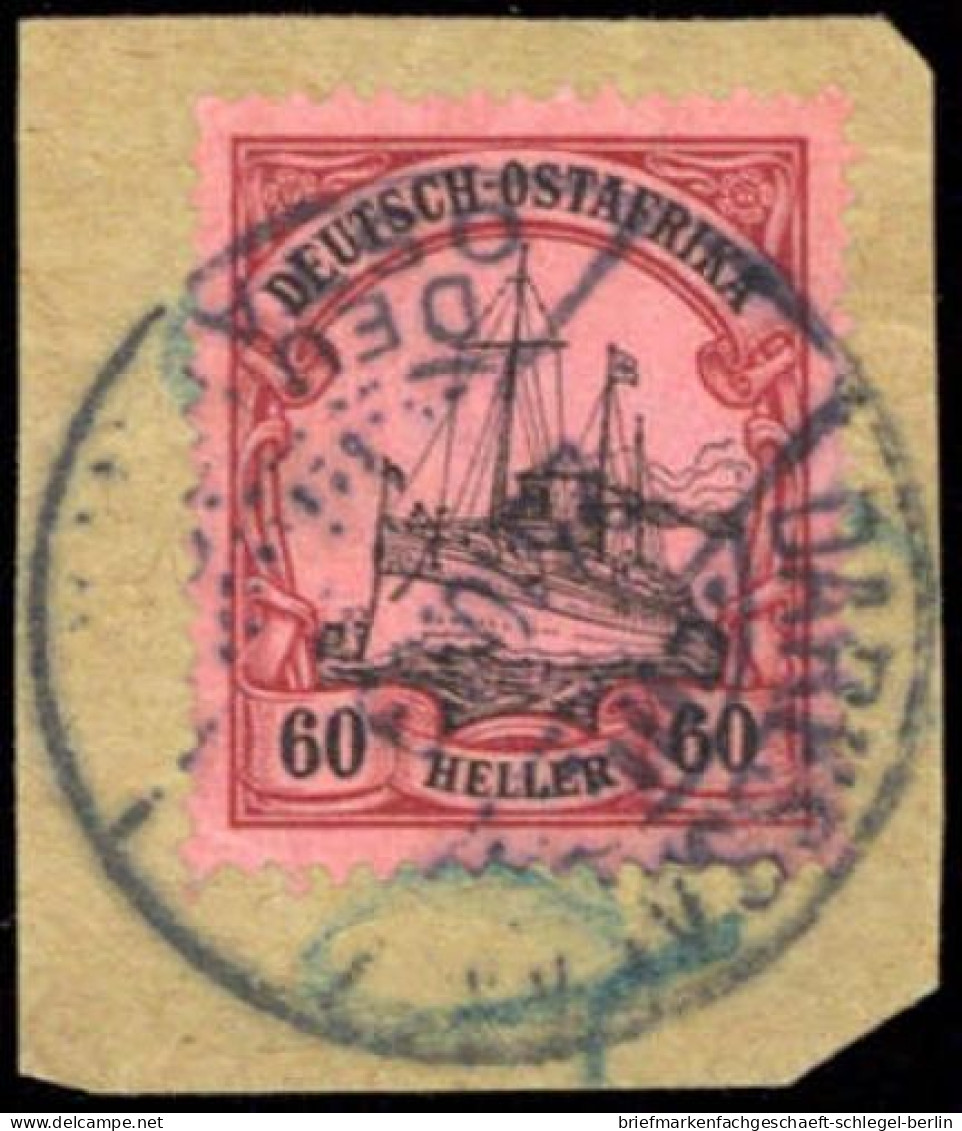 Deutsche Kolonien Ostafrika, 1905, 29, Briefstück - German East Africa
