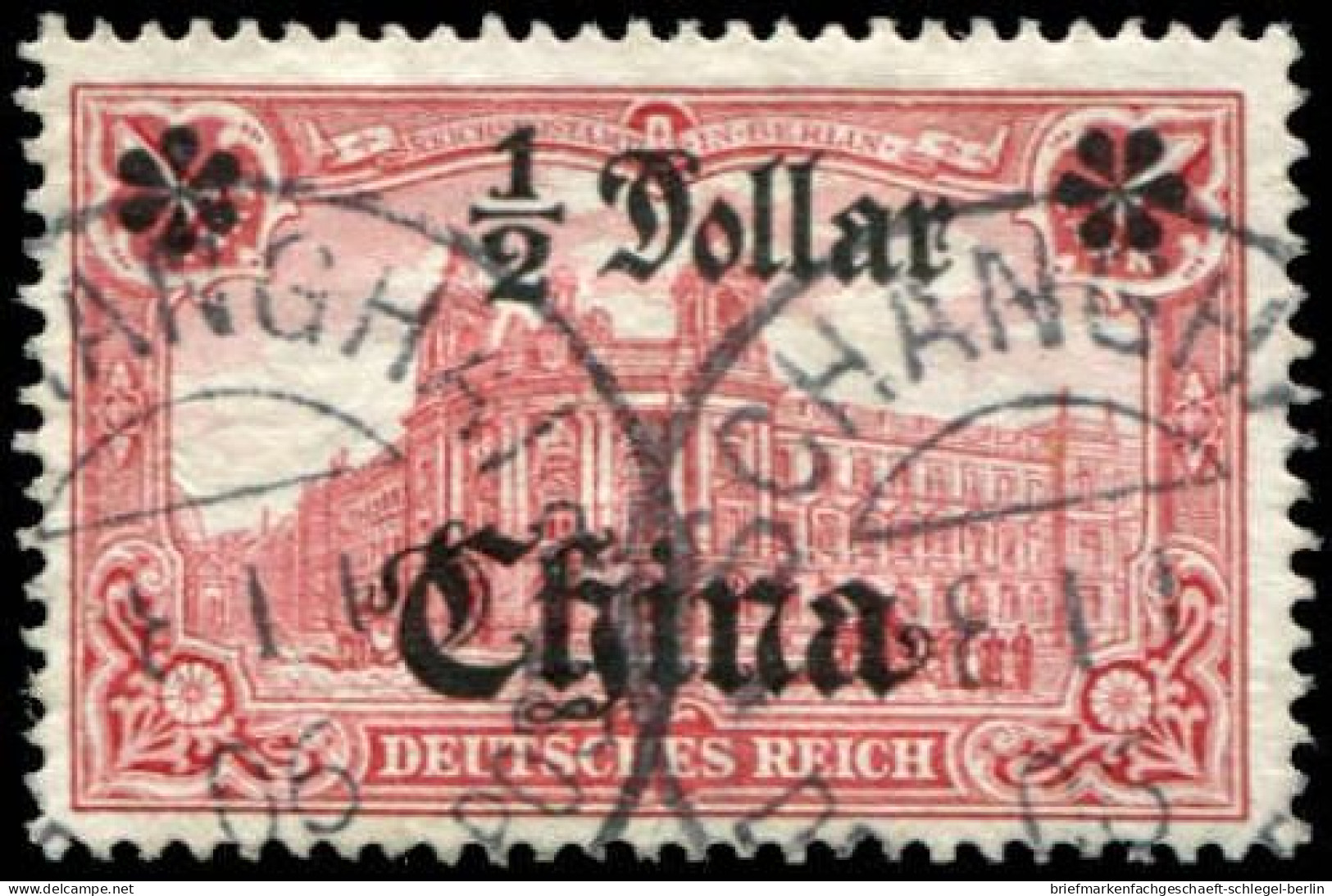 Deutsche Auslandspost China, 1905, 34 B I, Gestempelt - Deutsche Post In China