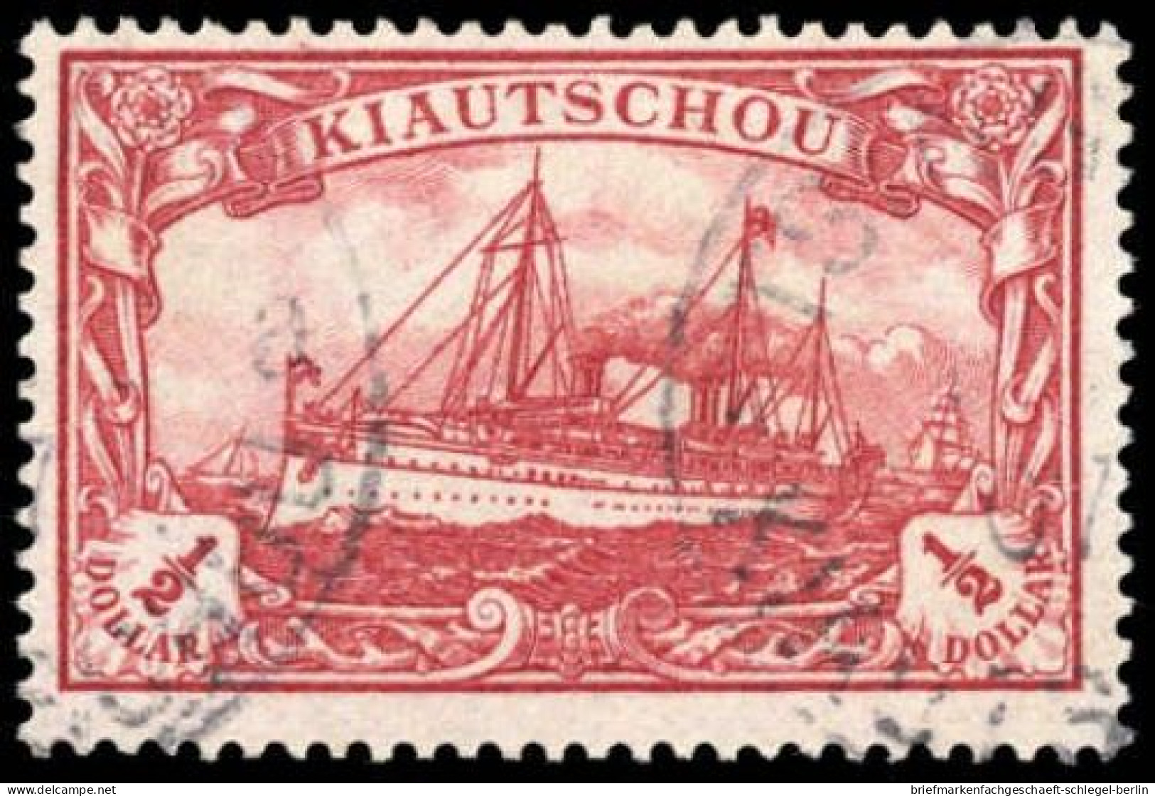 Deutsche Kolonien Kiautschou, 1905, 24 B, Gestempelt - Kiautschou