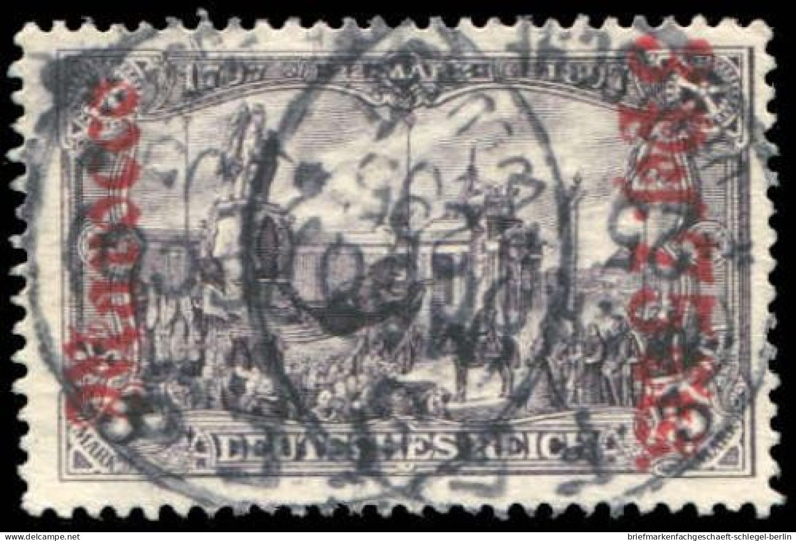 Deutsche Auslandspost Marokko, 1905, 32 B, Gestempelt - Deutsche Post In Der Türkei