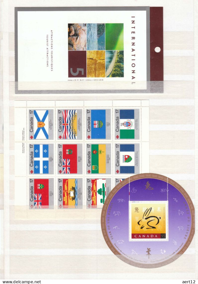 Canada; USA; Cameroon; Italy; San Marino, Michel catalog value: 481,3 EUR, Colection with Album