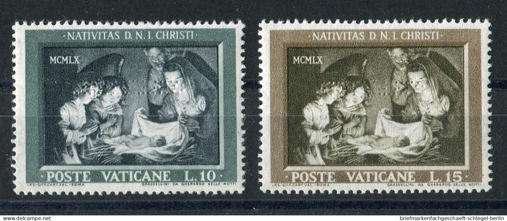 Vatikanstaat, 1960, 357-359, Postfrisch - Autres & Non Classés