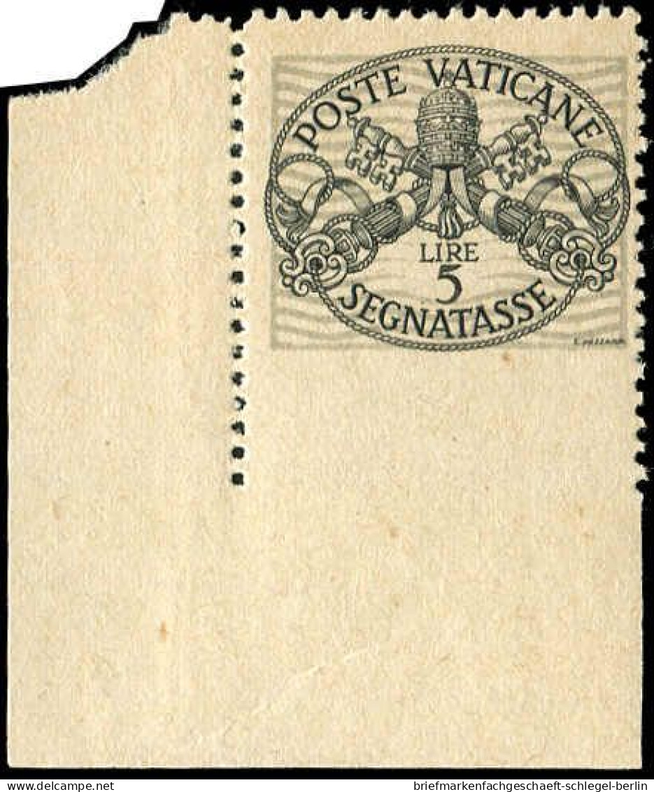 Vatikanstaat, 1945, P 11, P 12 Var., Postfrisch - Altri & Non Classificati