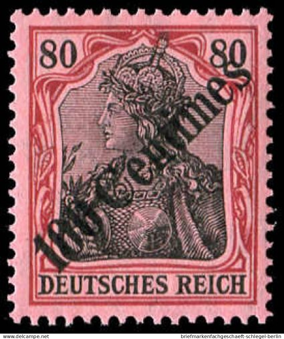 Deutsche Auslandspost Türkei, 1912, 52, Postfrisch - Marocco (uffici)