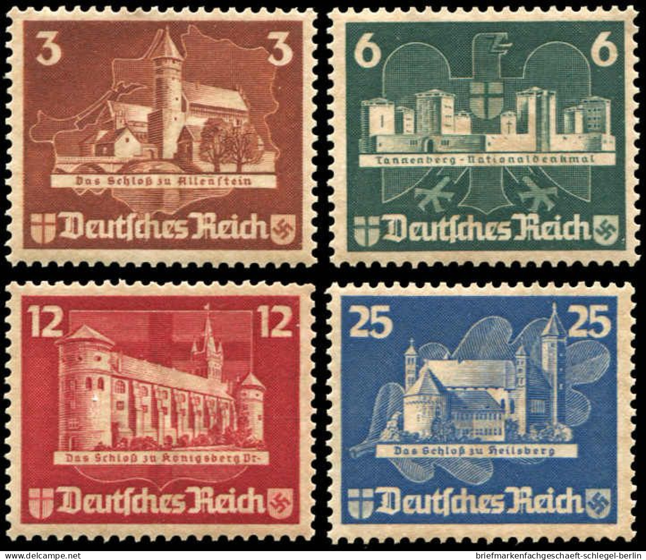 Deutsches Reich, 1935, 576-79, Ungebraucht - Altri & Non Classificati