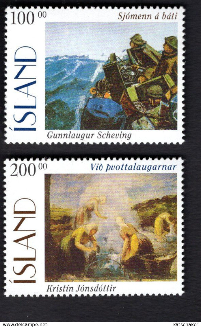 2022458579 1996 SCOTT 816 817 (XX)  POSTFRIS MINT NEVER HINGED - PAINTINGS - Unused Stamps