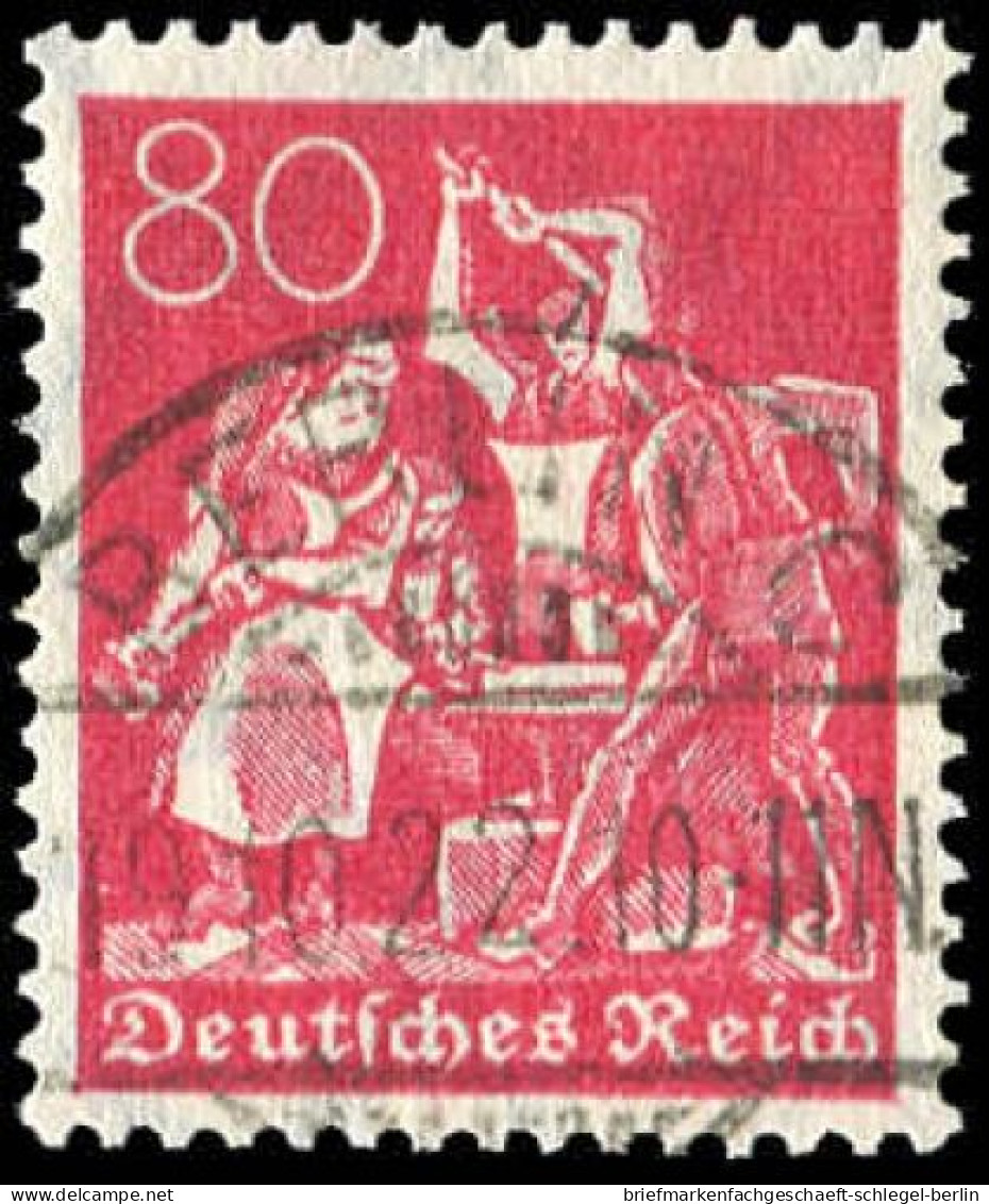 Deutsches Reich, 1922, 186, Gestempelt - Sonstige & Ohne Zuordnung