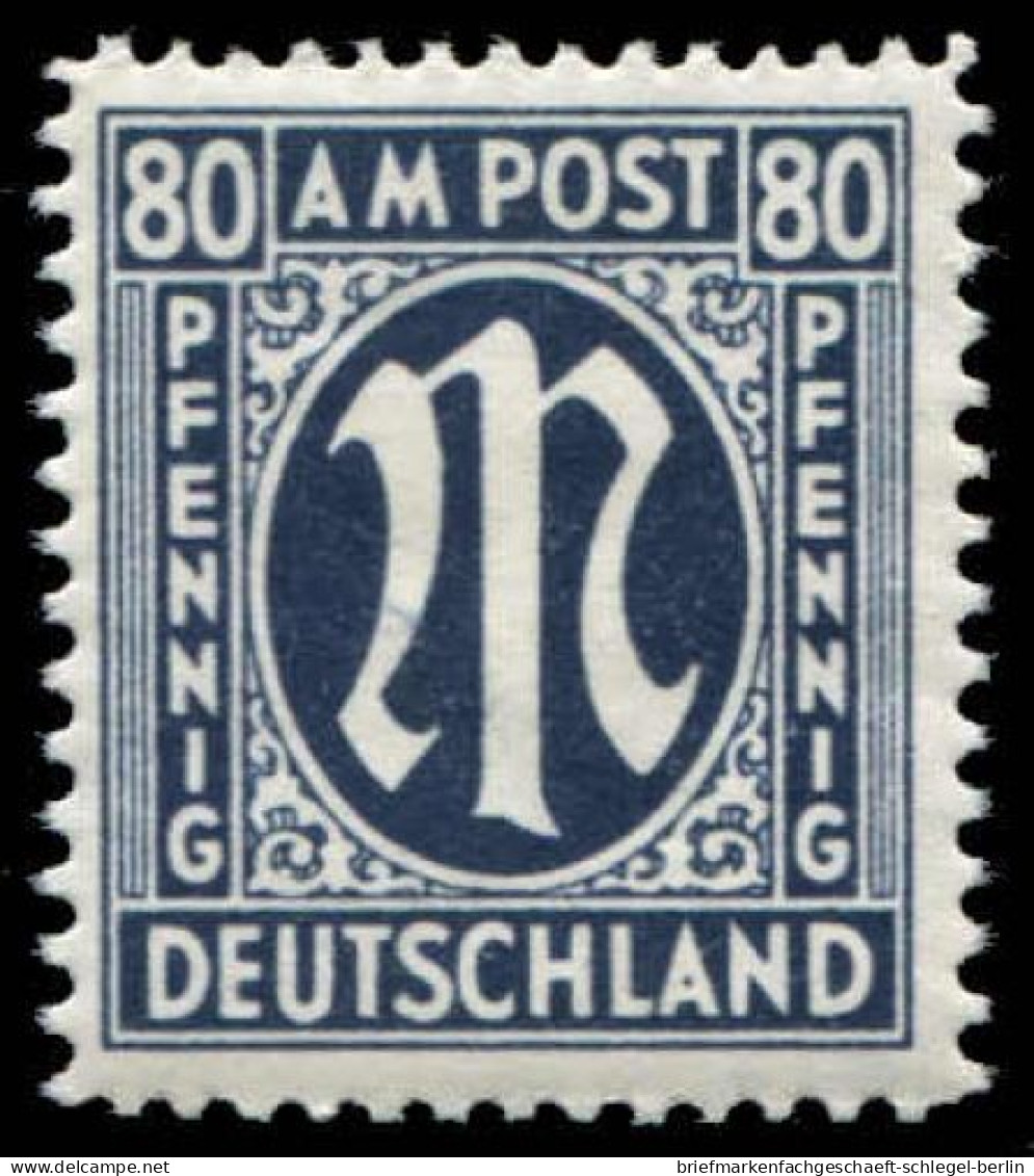 Amerik.+Brit. Zone (Bizone), 1945, 34 B C, Postfrisch - Mint