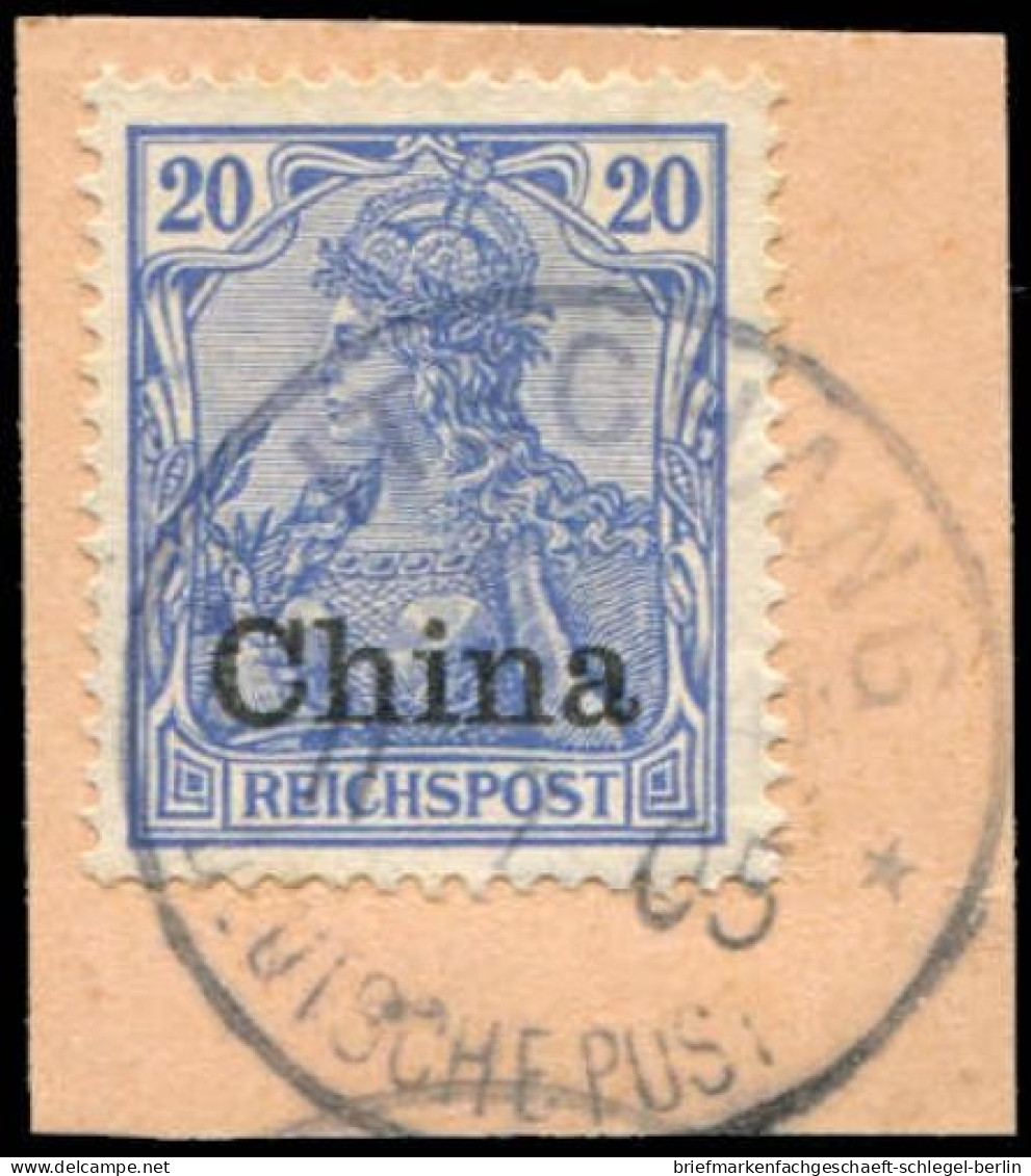 Deutsche Auslandspost China, 1905, Briefstück - Deutsche Post In China