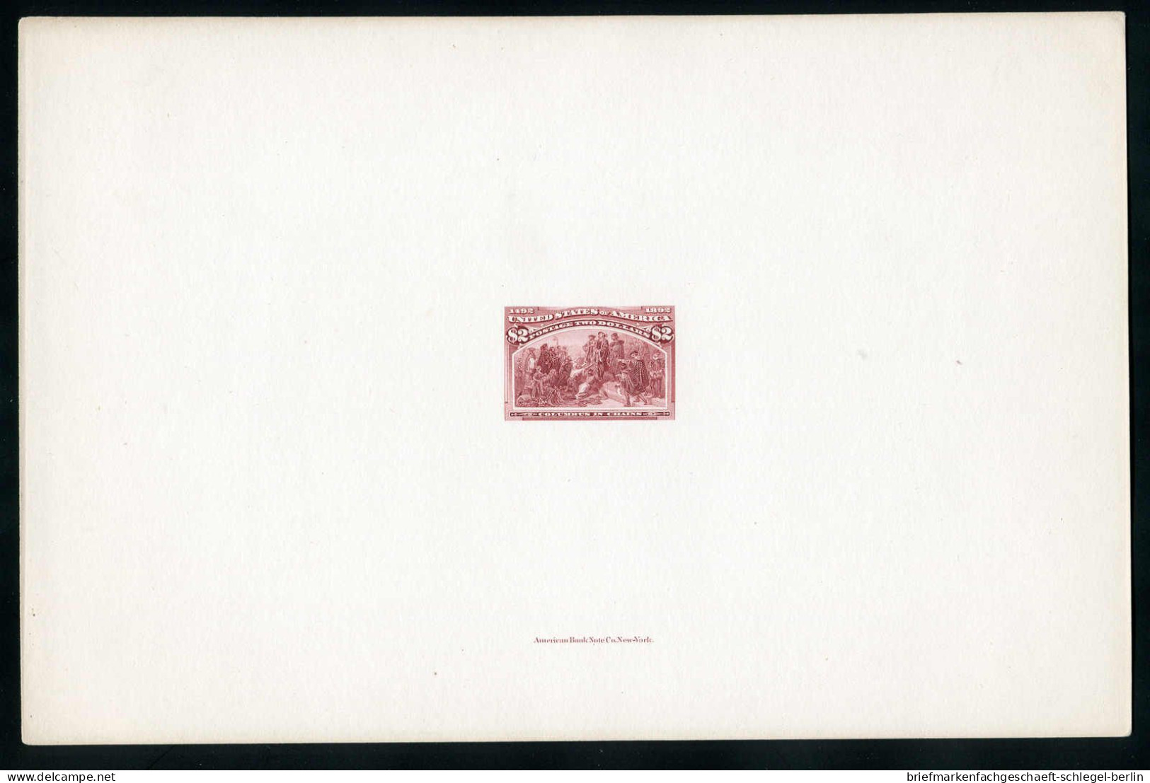 USA, 1893, 73-88 Die Proof, ohne gummi