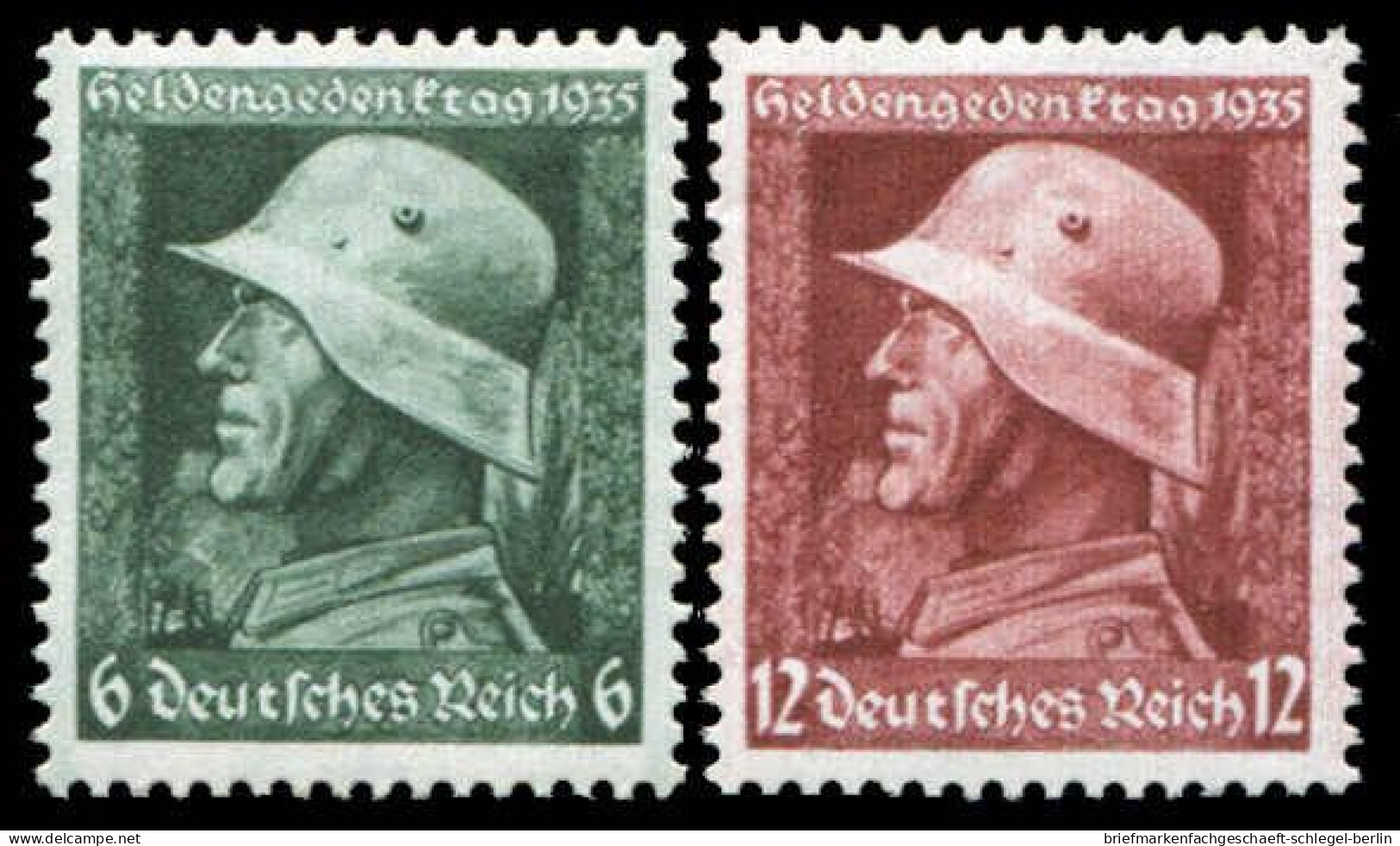 Deutsches Reich, 1935, 569-70 X, Postfrisch - Altri & Non Classificati