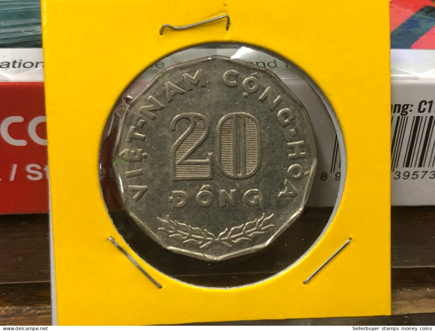 SOUTH VIET-NAM COINS 20 DONG 1968 KM#10-NICKEL CLAD STEEL -1 Pcs- Aunc No 9 - Viêt-Nam