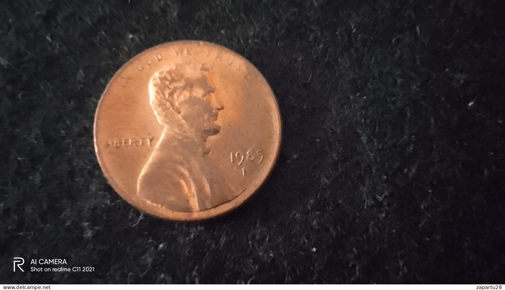 USA- 1965      ONE CENT     XF- - 1959-…: Lincoln, Memorial Reverse