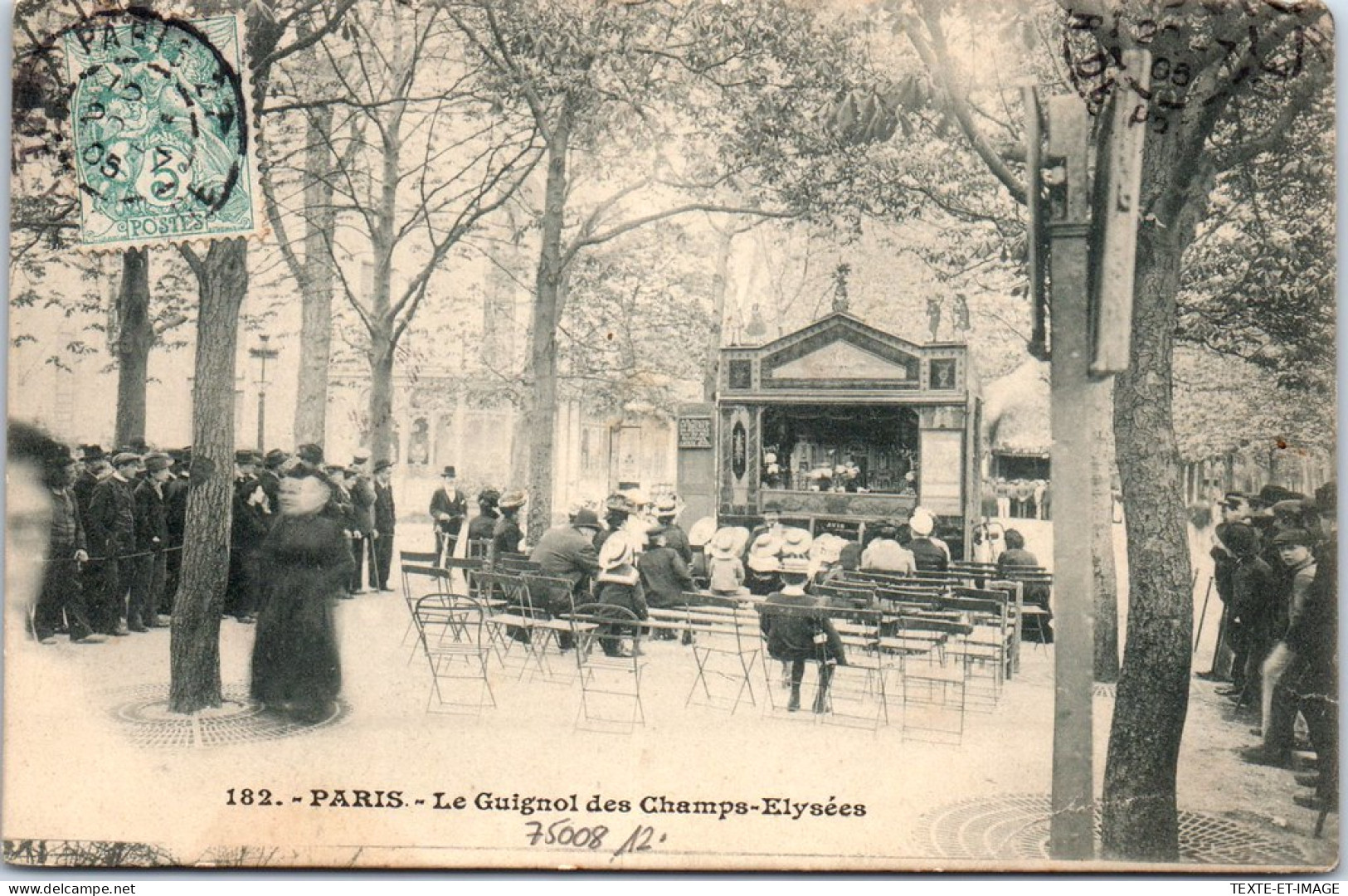 75008 PARIS - Le Guignol Des Champs Elysees. - Arrondissement: 08