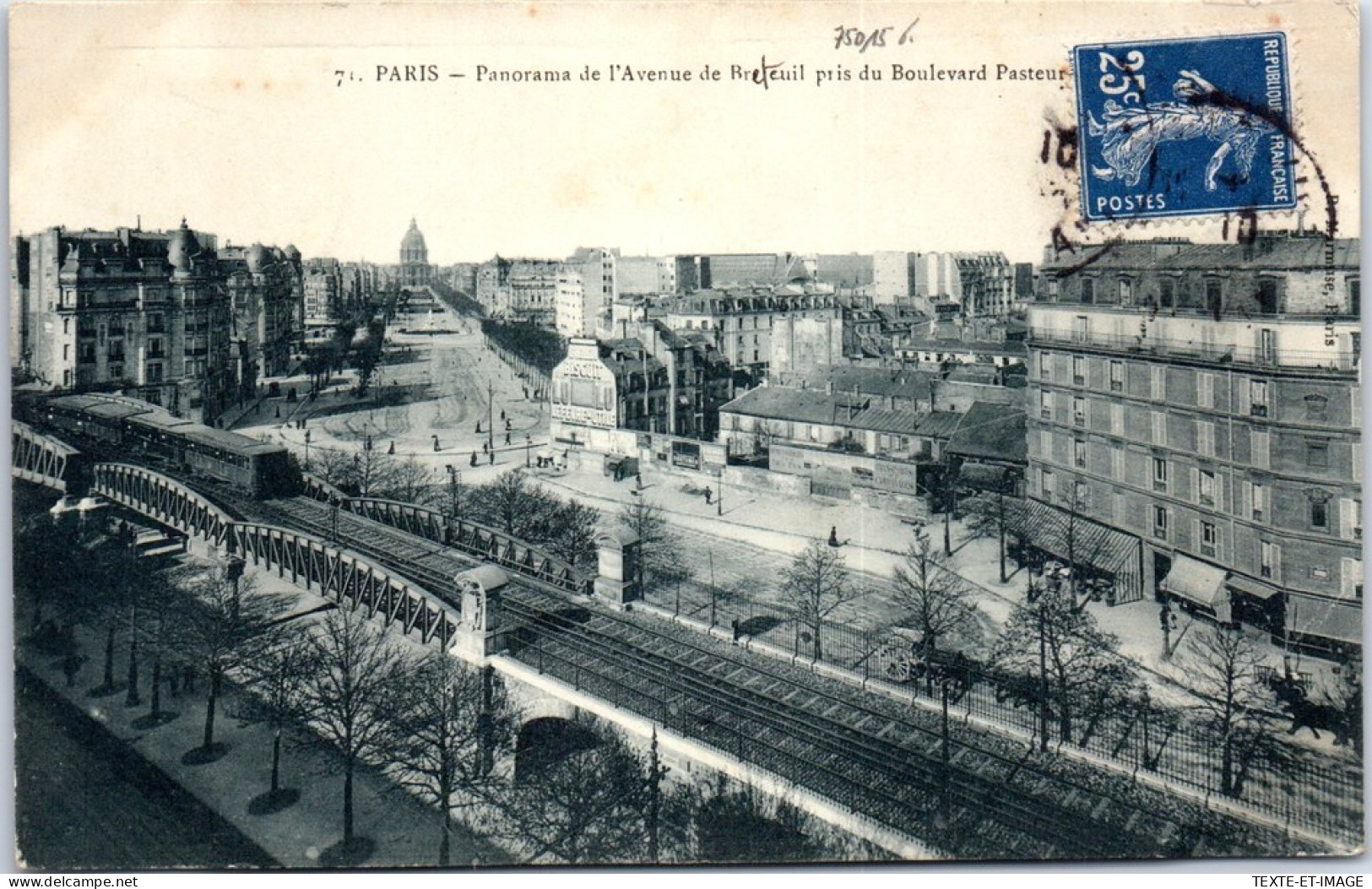 75015 PARIS - Panorama De L'avenue De Breteuil  - Paris (15)