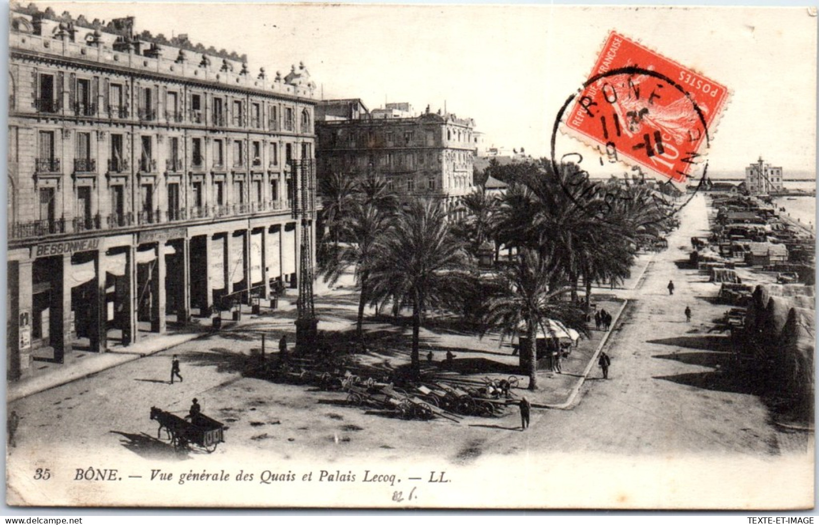 ALGERIE - BONE - Vue Generale Des Quais Et Palais Lecoq  - Annaba (Bône)