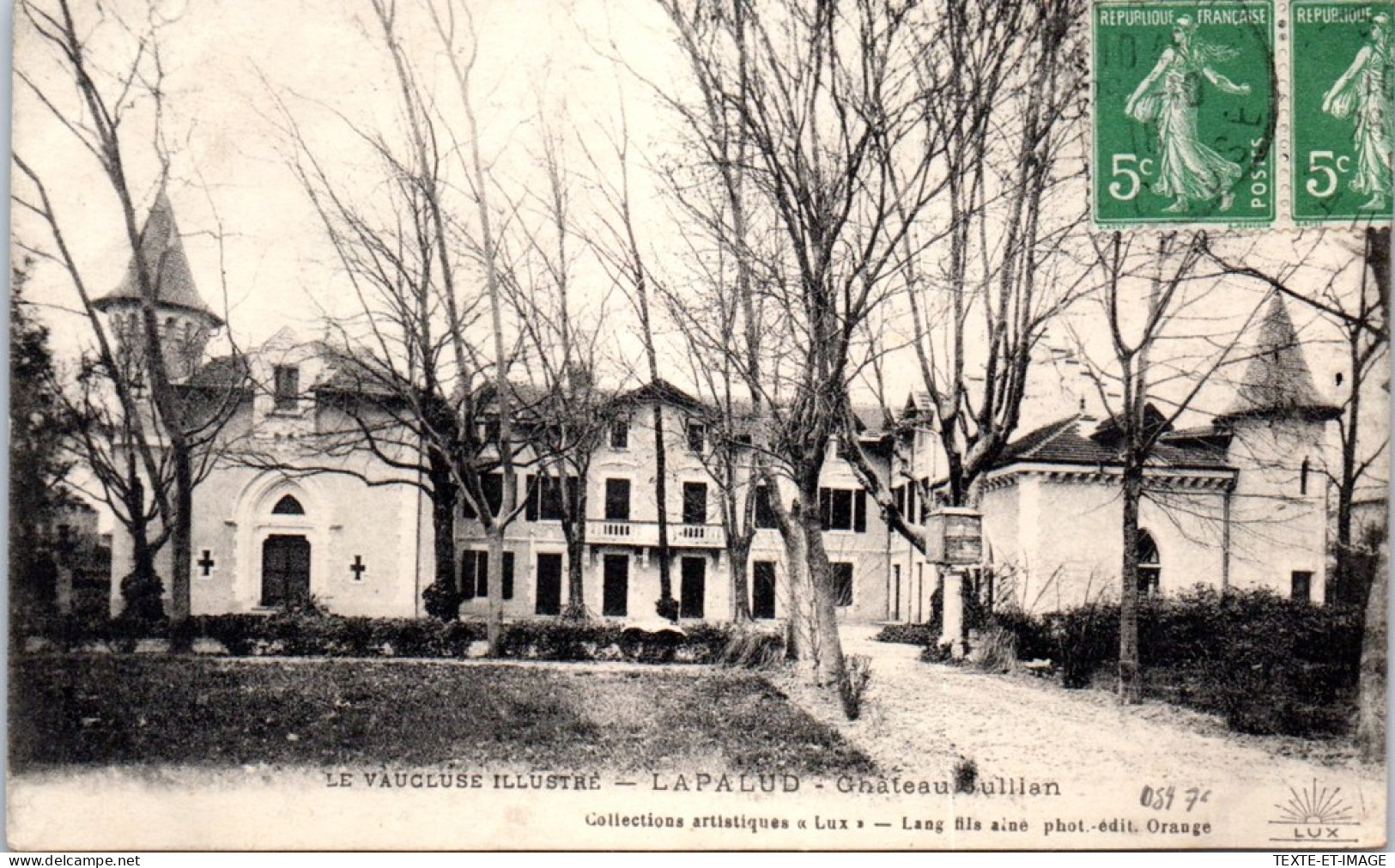 84 LAPALUD - Le CHATEAUguillam  - Lapalud