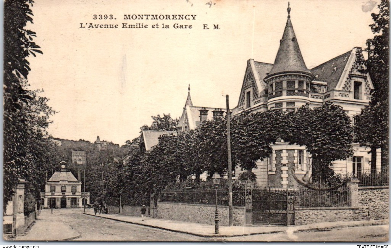 95 MONTMORENCY - L'avenue Emilie Et La Gare. - Montmorency