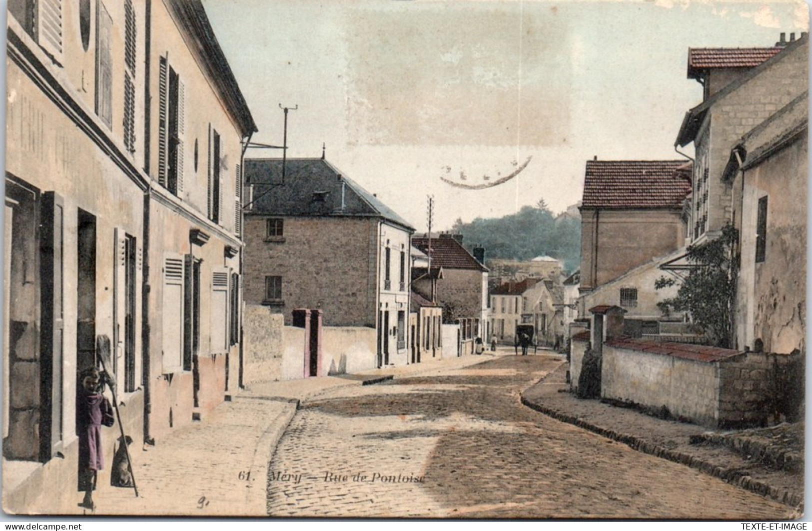 95 MERY - La Rue De Pontoise  - Mery Sur Oise