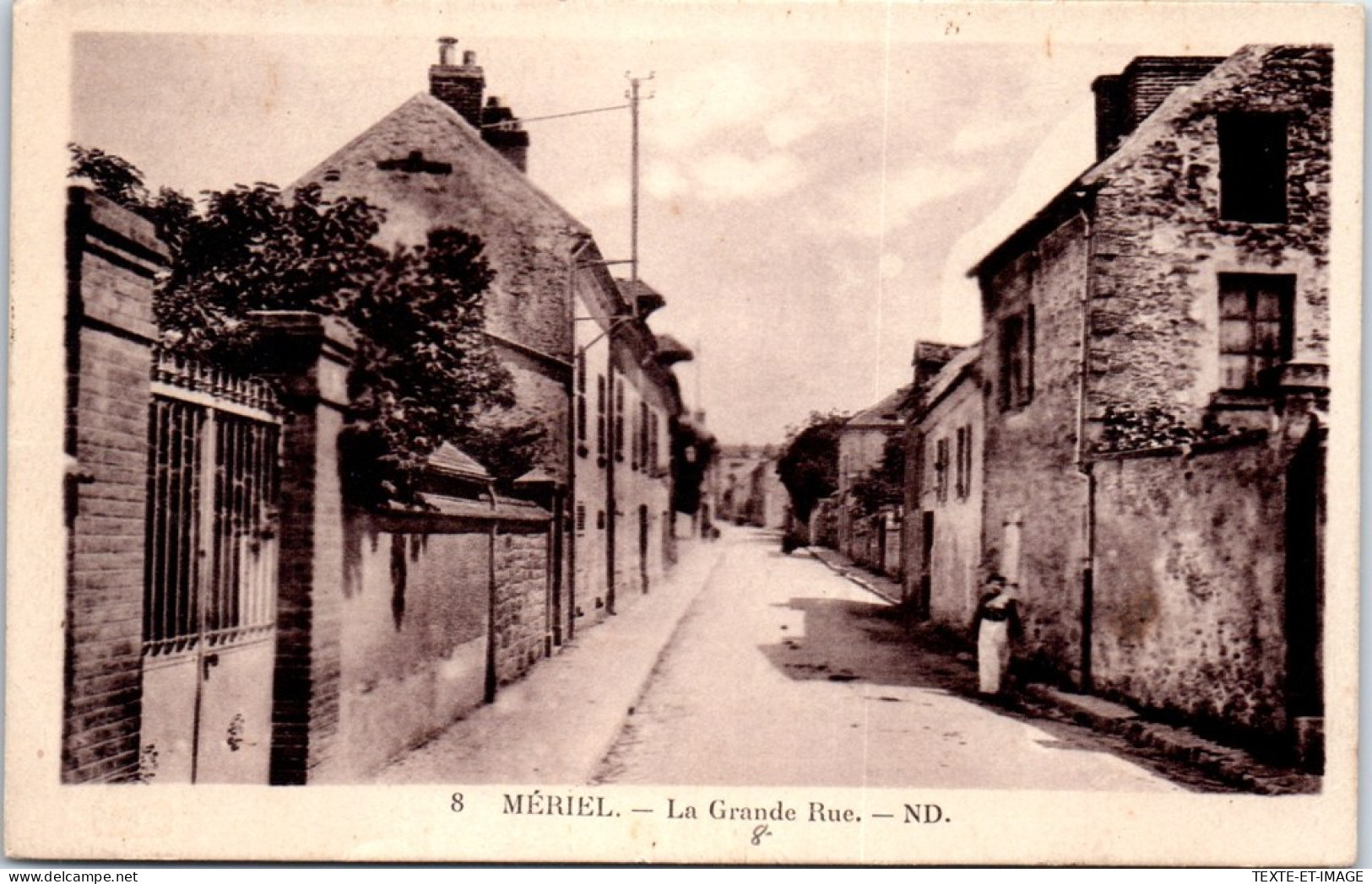 95 MERIEL - La Grande Rue. - Meriel