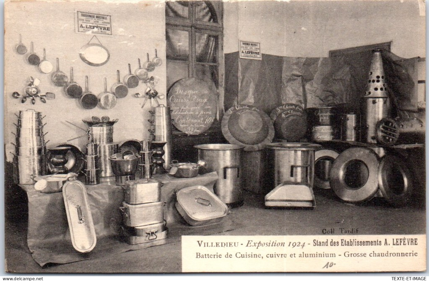 50 VILLEDIEU - Exposition 1924 STE A LEFEVRE  - Villedieu