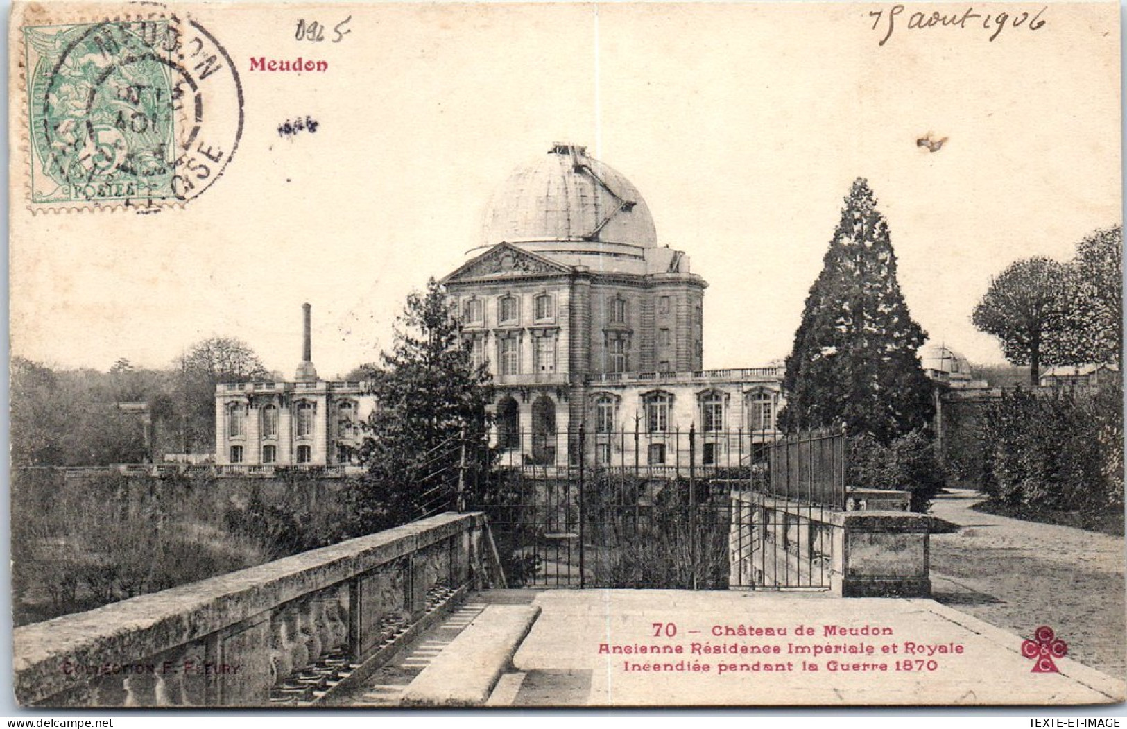 92 MEUDON - Le Chateau, Vue Partielle. - Meudon