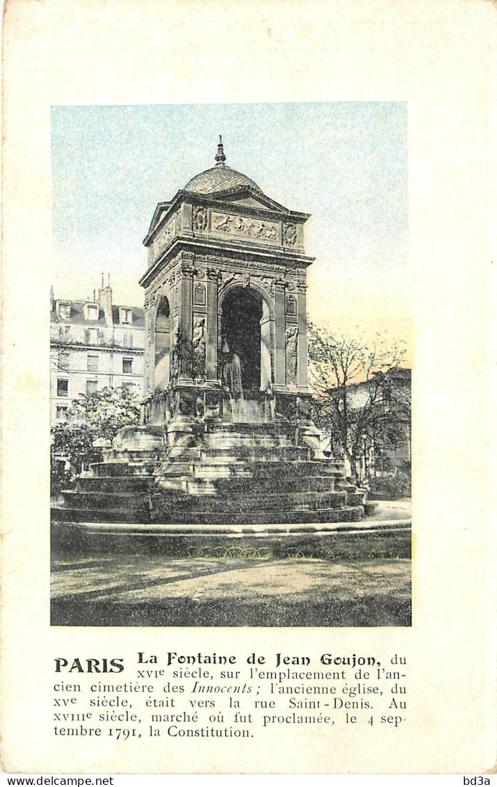 75  PARIS    LA FONTAINE DE JEAN GOUJON - Otros Monumentos