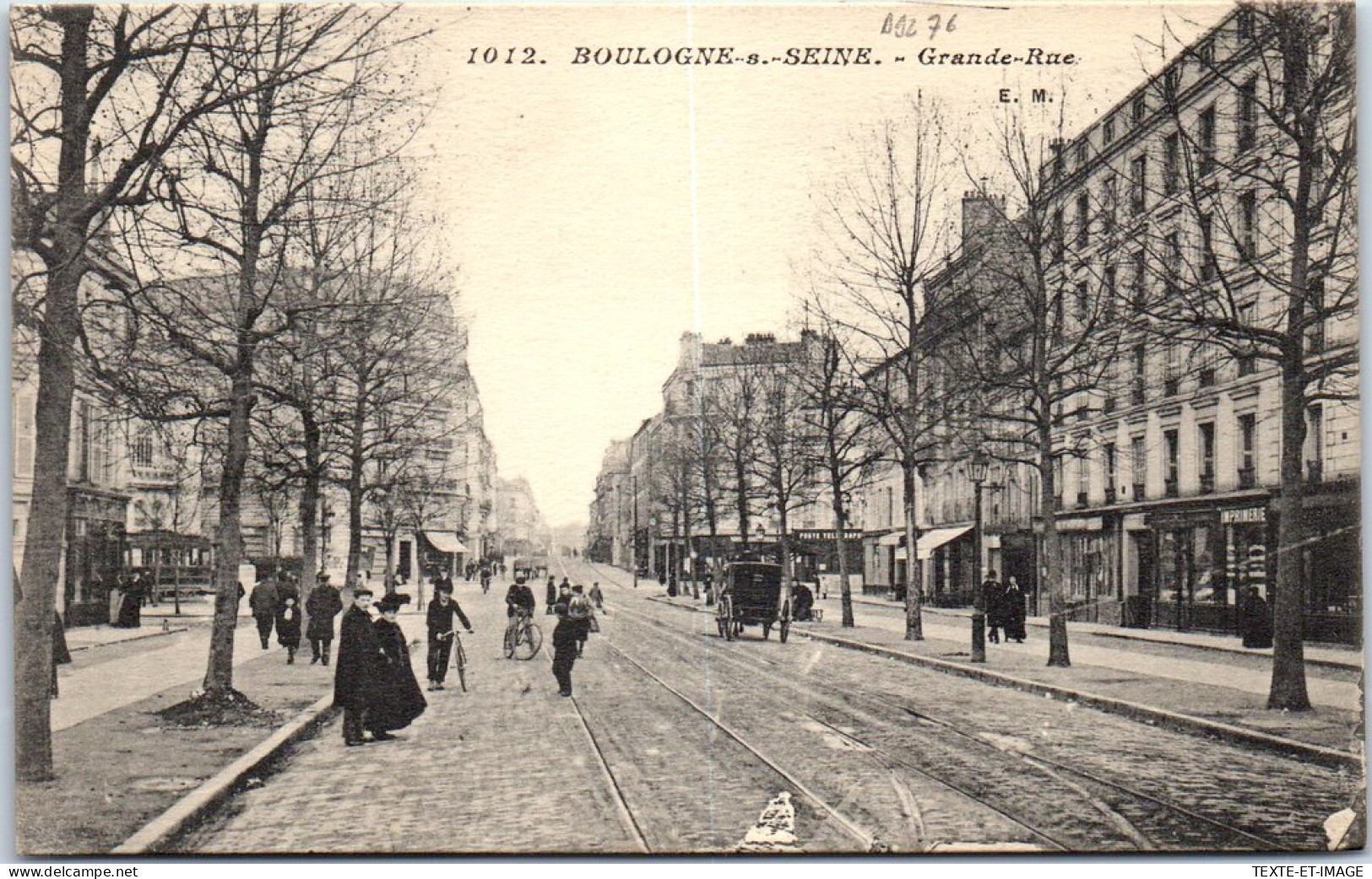 92 BOULOGNE SUR SEINE - Une Vue De La Grande Rue. - Boulogne Billancourt