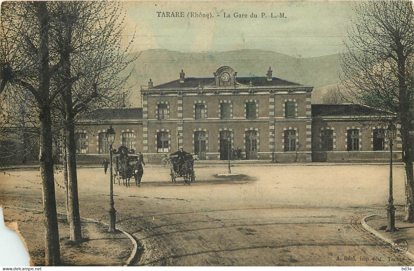  69  TARARE  LA GARE  DU P.L.M. - Tarare