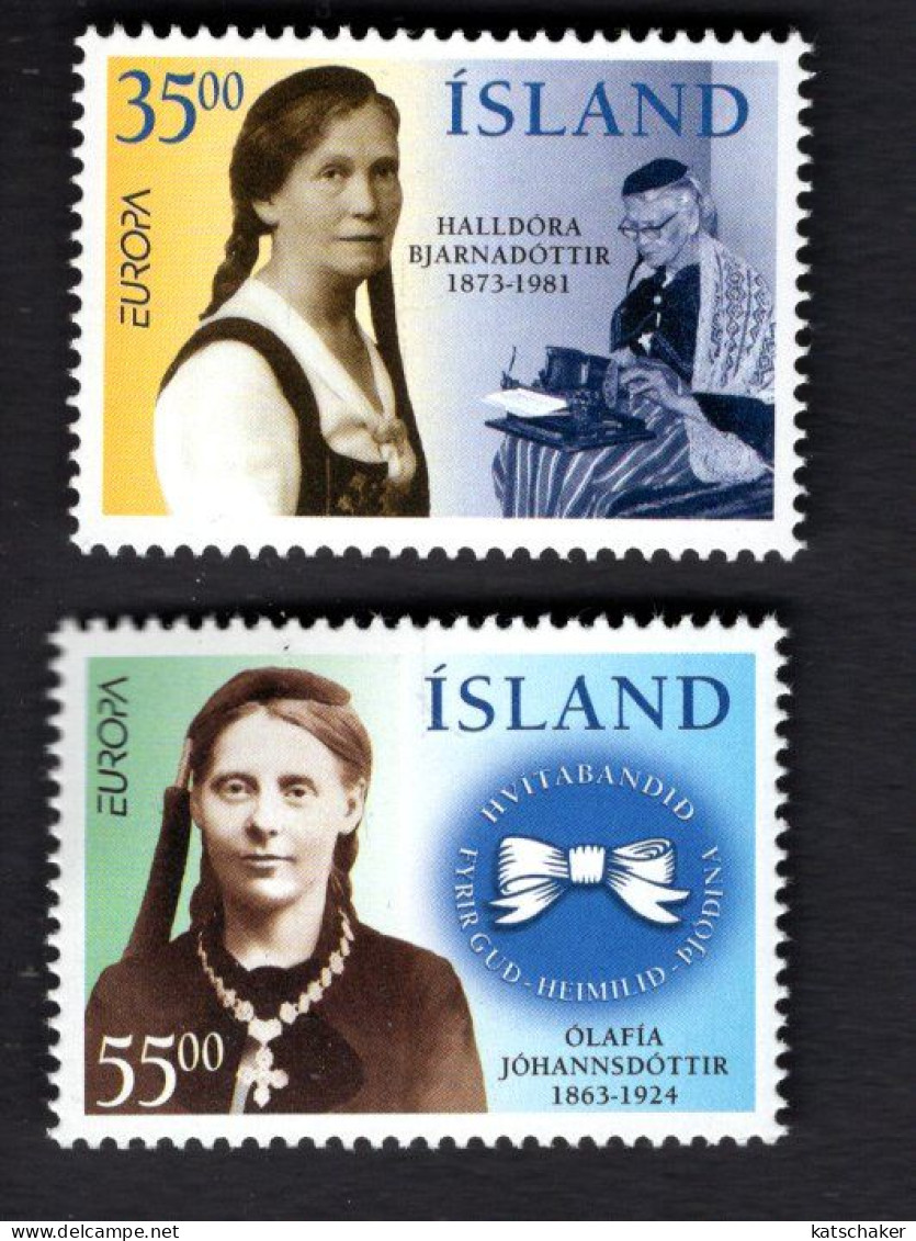 2022461720 1996 SCOTT 818 819 (XX)  POSTFRIS MINT NEVER HINGED - EUROPA ISSUE - FAMOUS WOMEN - Unused Stamps