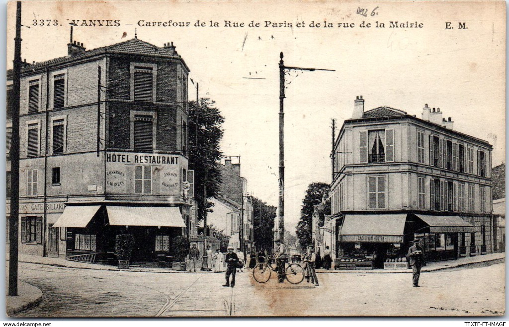 92 VANVES - Carrefour De La Rue De Paris Et De La Mairie  - Vanves