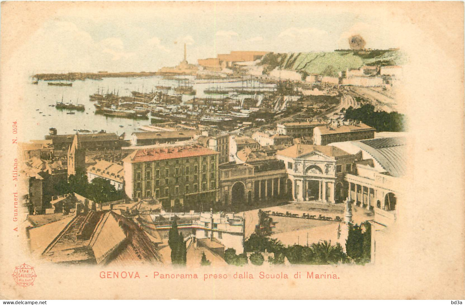  ITALIA  GENOVA  Panorama Preso Dalla Souola Di Marina - Genova (Genoa)