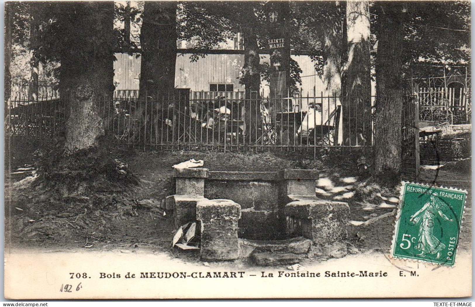 92 CLAMART - Bois De Meudon, La Fontaine Ste Marie  - Clamart