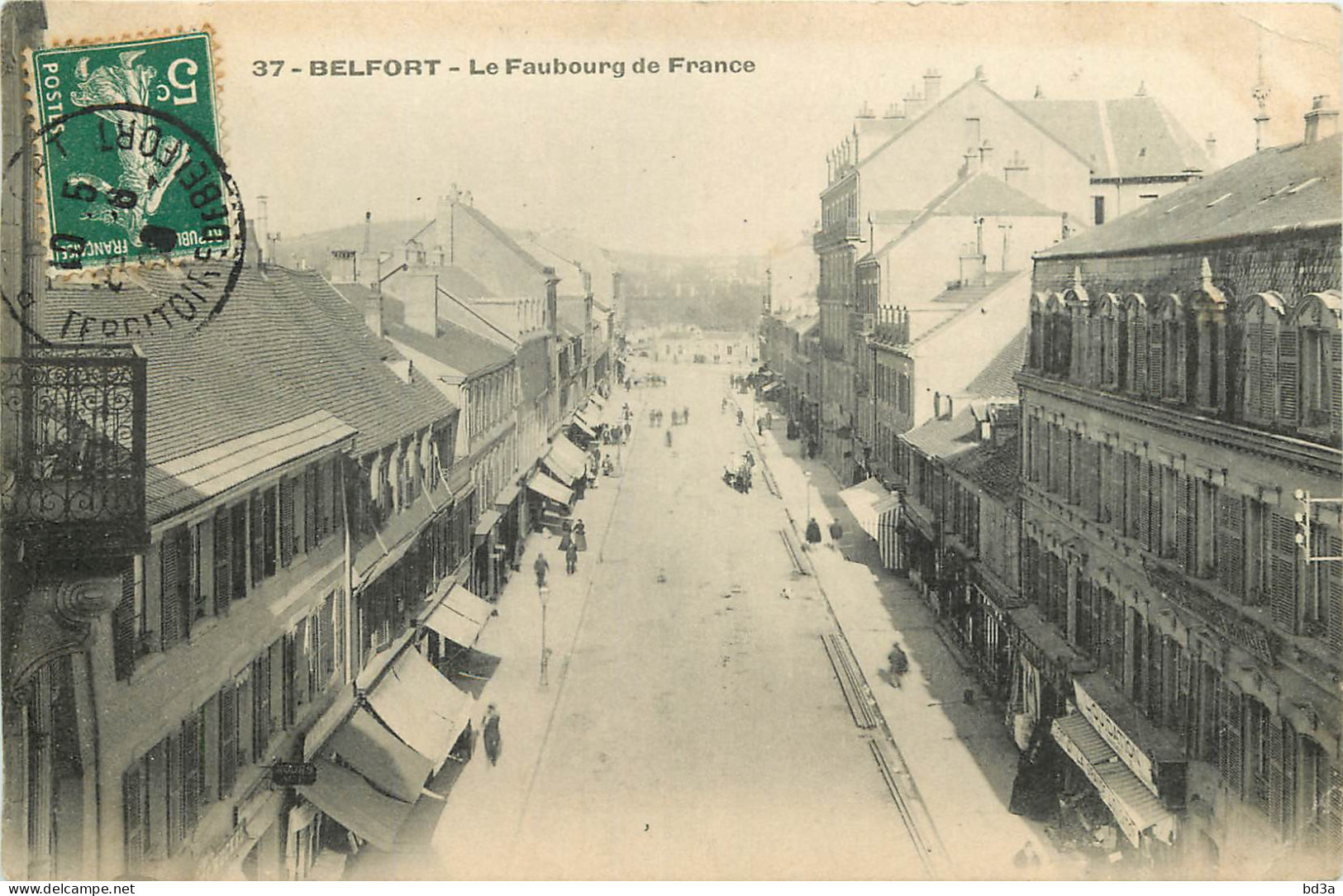  90  BELFORT  Le Faubourg De France - Andere & Zonder Classificatie