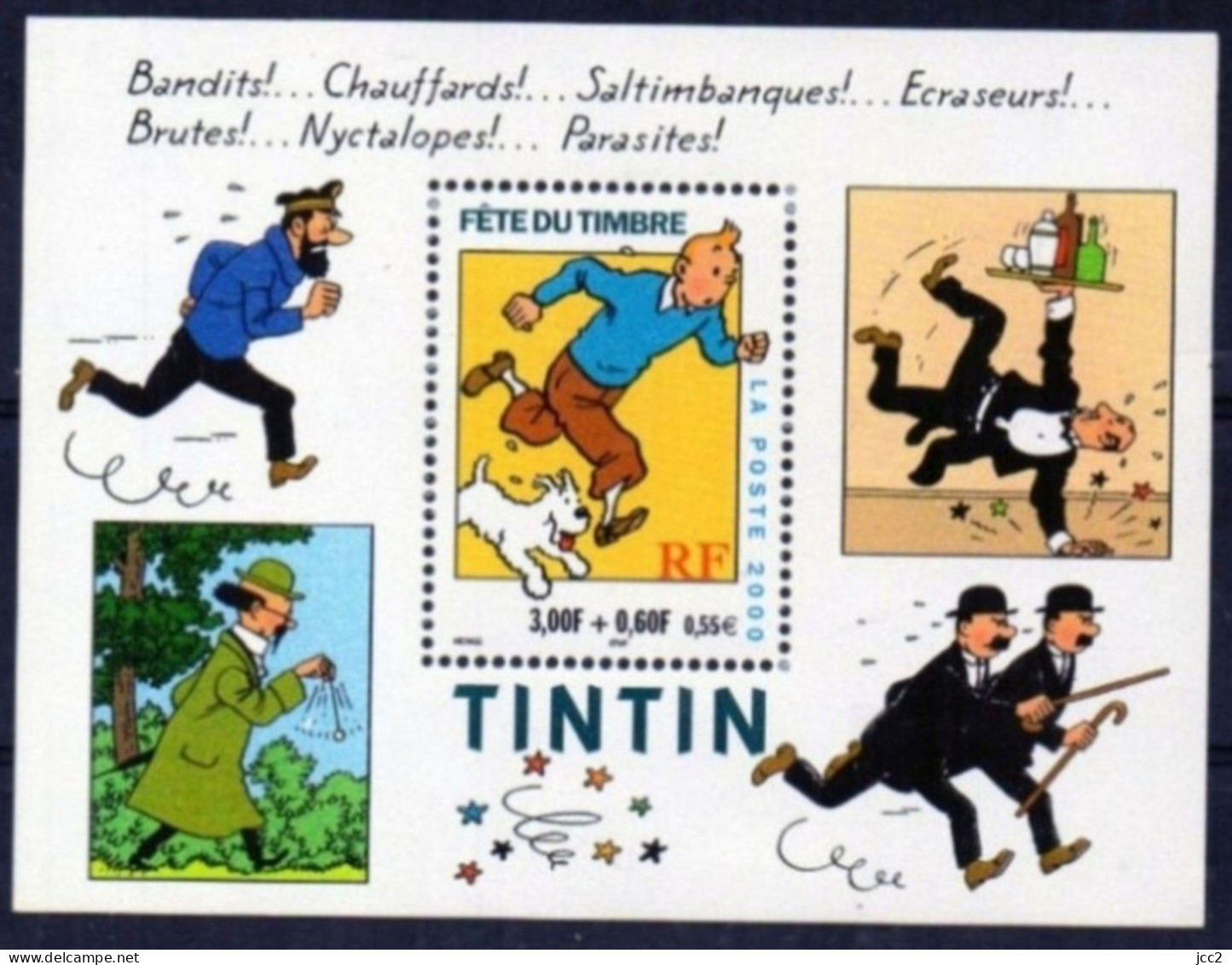BLOC LUXE**  N° 28 Tintin - Neufs