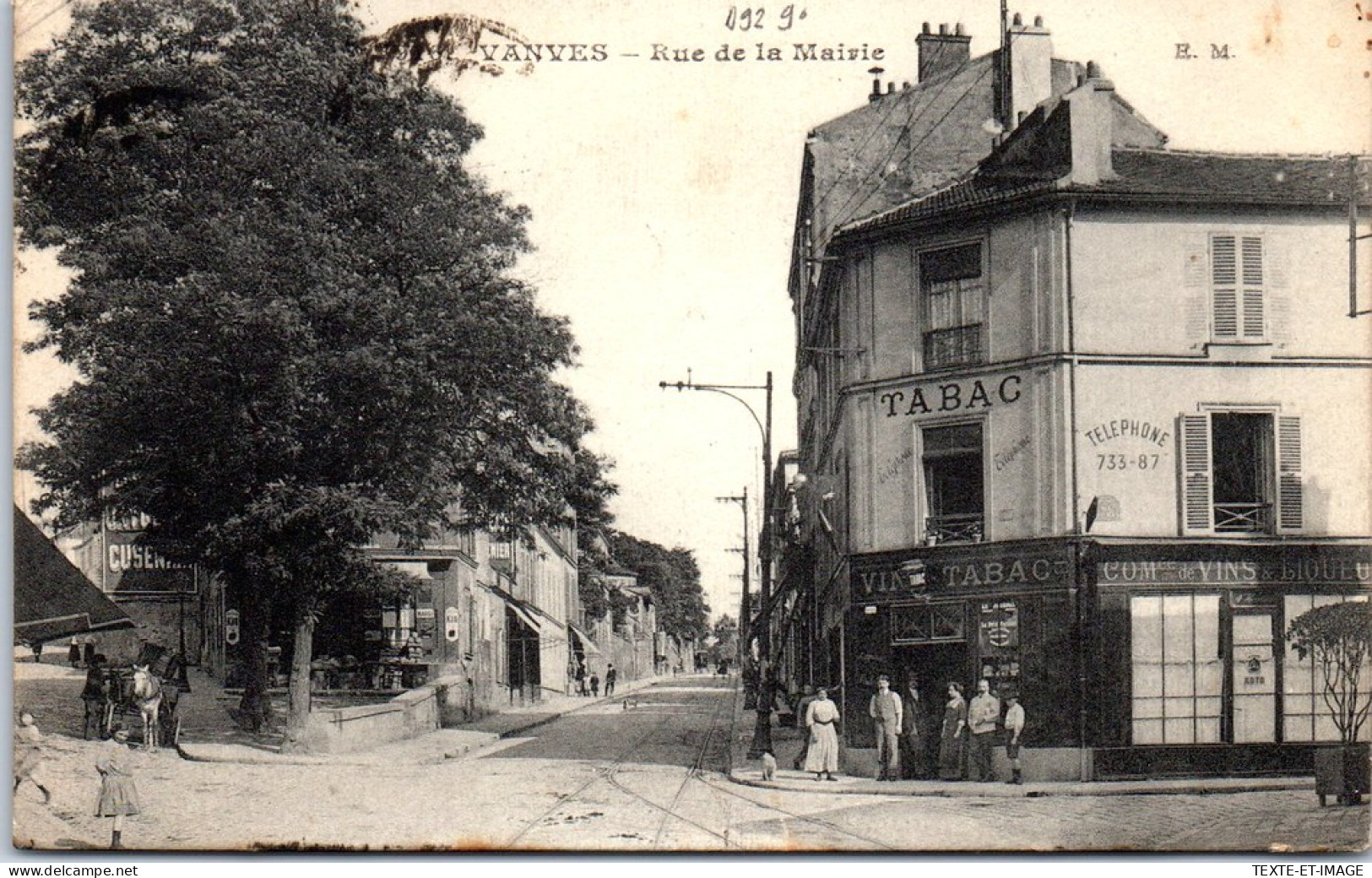 92 VANVES - La Rue De La Mairie. - Vanves