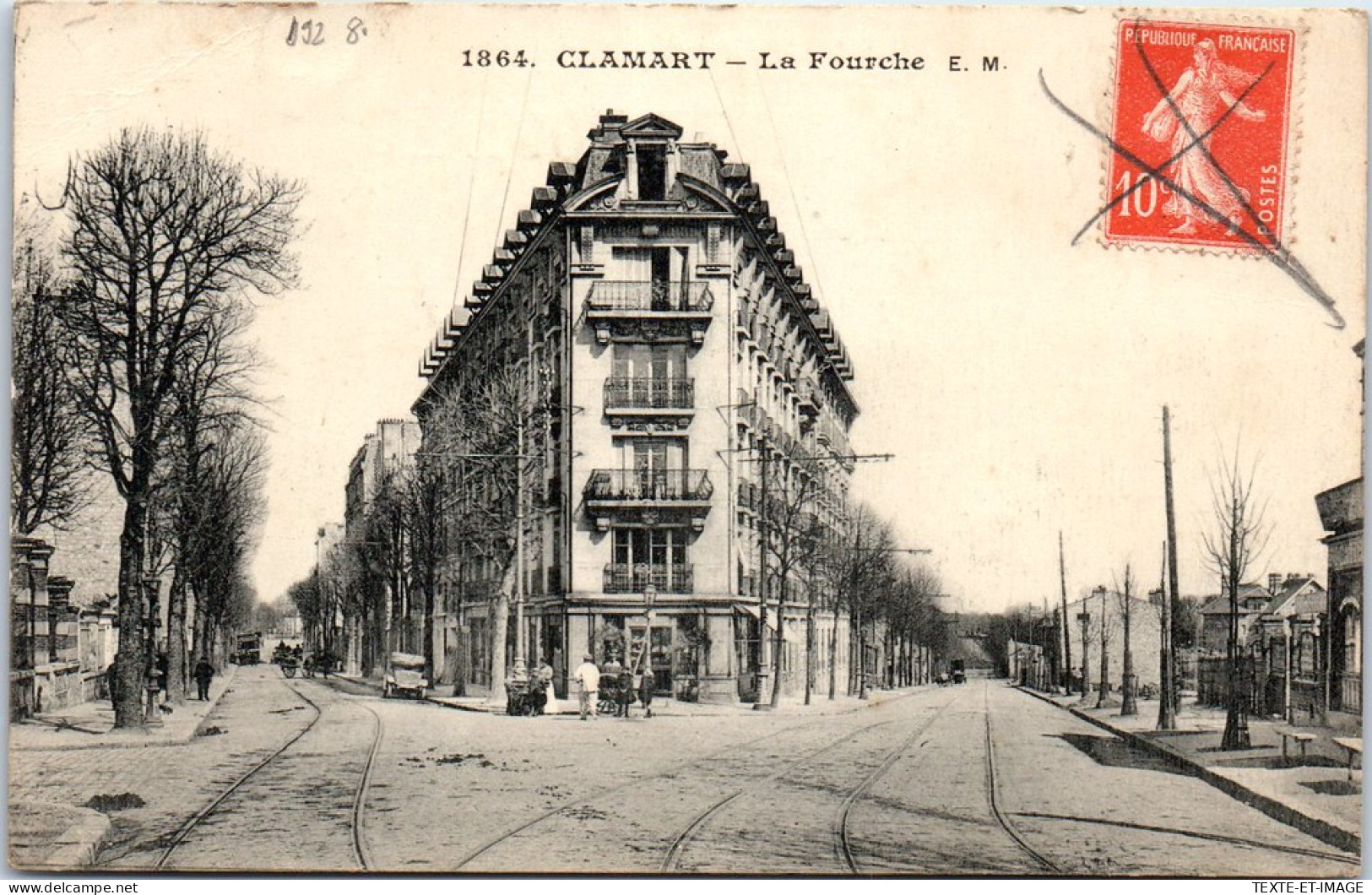 92 CLAMART - Vue D'ensemble De La Fourche. - Clamart