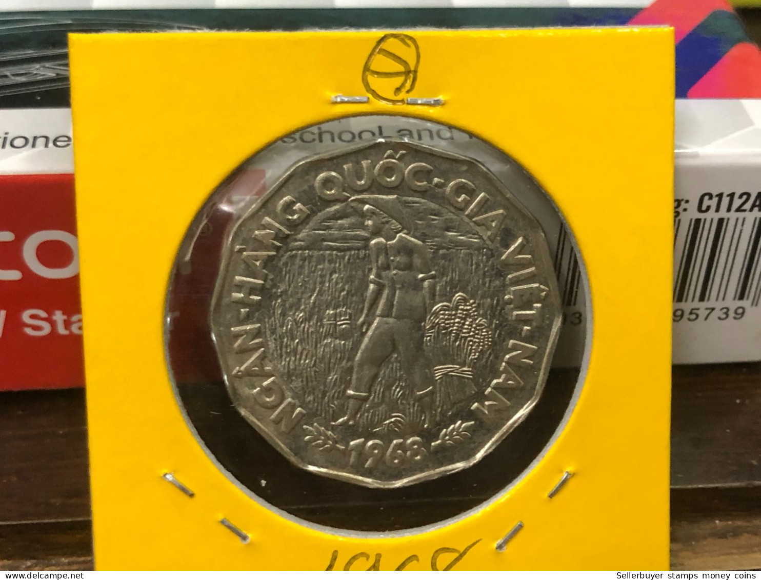 SOUTH VIET-NAM COINS 20 DONG 1968 KM#10-NICKEL CLAD STEEL -1 Pcs- Aunc No 7 - Vietnam