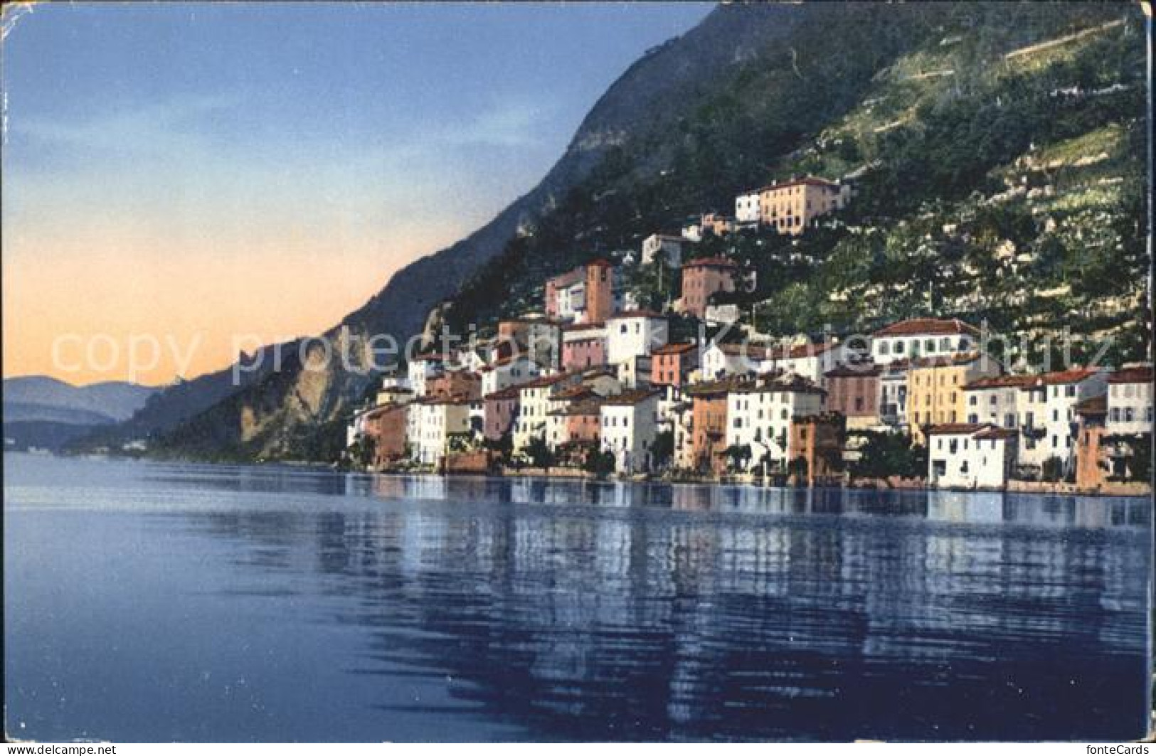 11747341 Gandria Lago Di Lugano Haeuser Am See Gandria - Autres & Non Classés