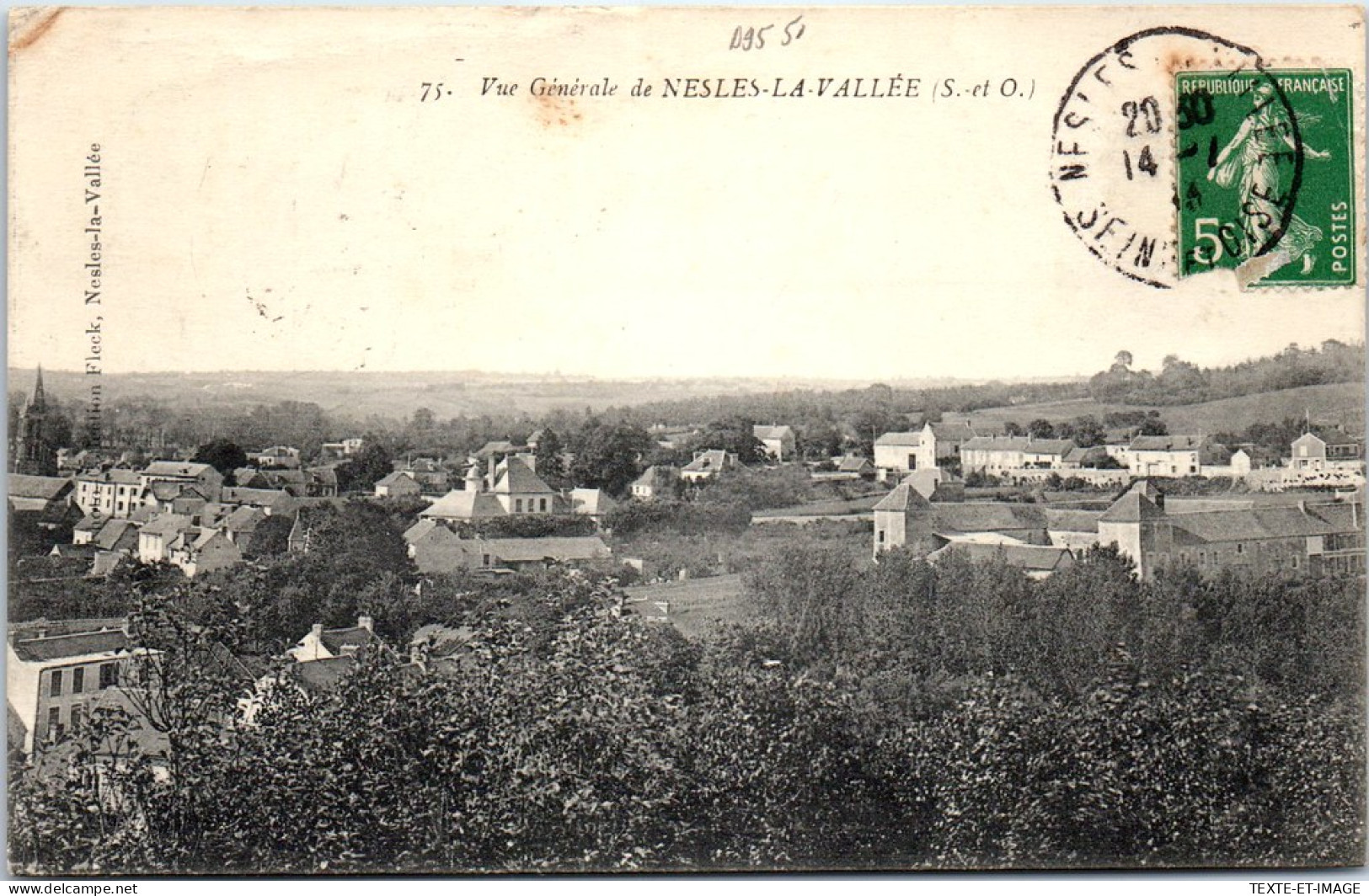 95 NESLES LA VALLEE - Vue Generale. - Nesles-la-Vallée