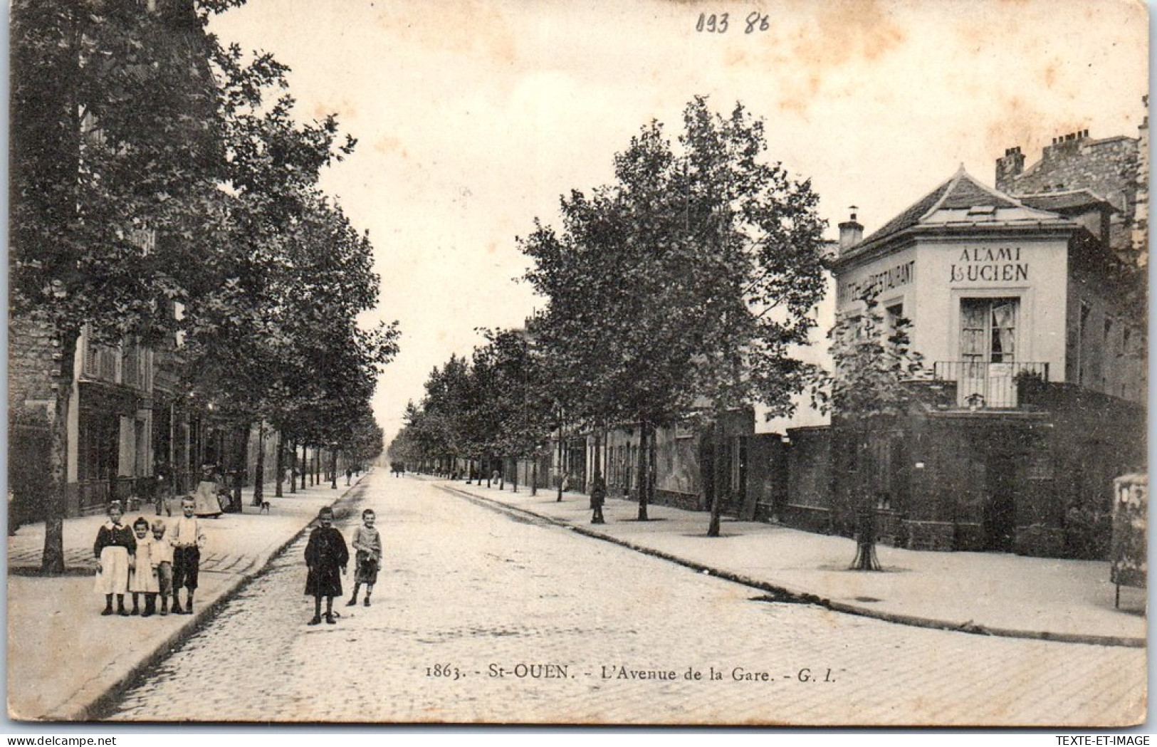 93 SAINT OUEN - L'avenue De La Gare. - Saint Ouen
