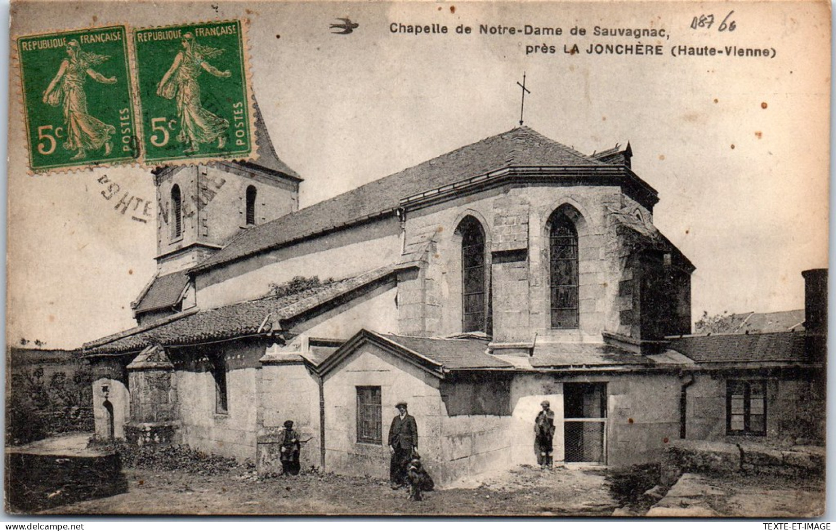 87 SAUVAGNAC - Vue De La Chapelle. - Otros & Sin Clasificación
